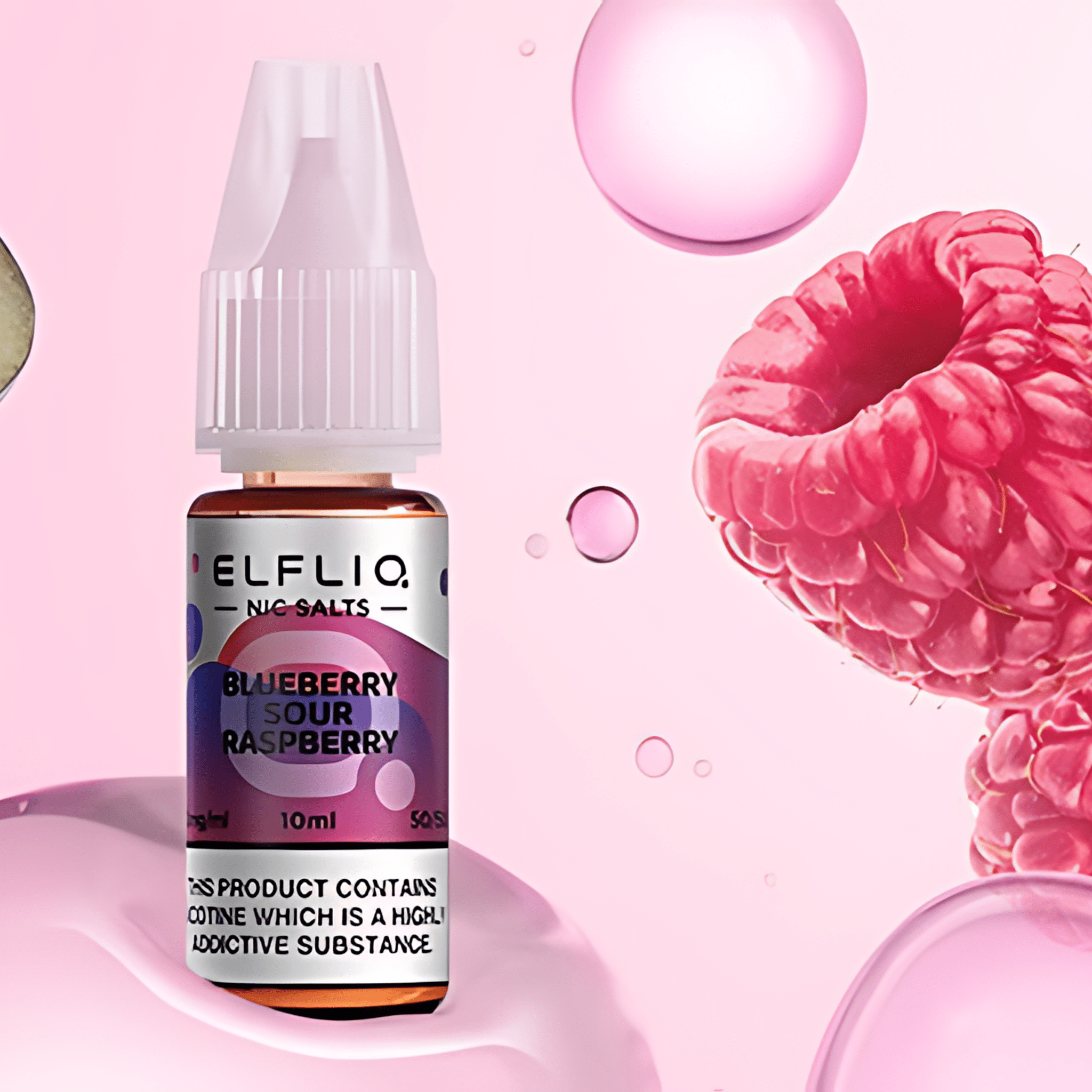 Blueberry Sour Raspberry Nic Salt E - Liquid by Elfliq Elf Bar - Nic Salts - Mystic City Vape Store