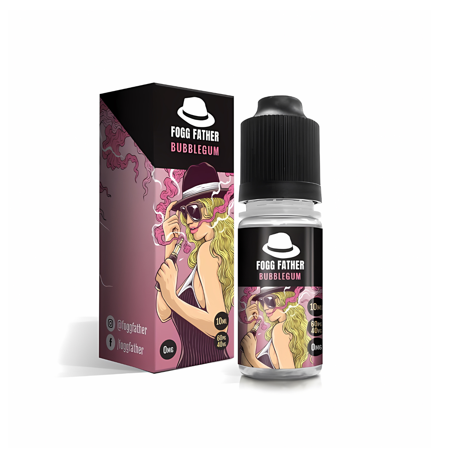 Bubble gum 50:50 10ml E-liquid by Fogg Father