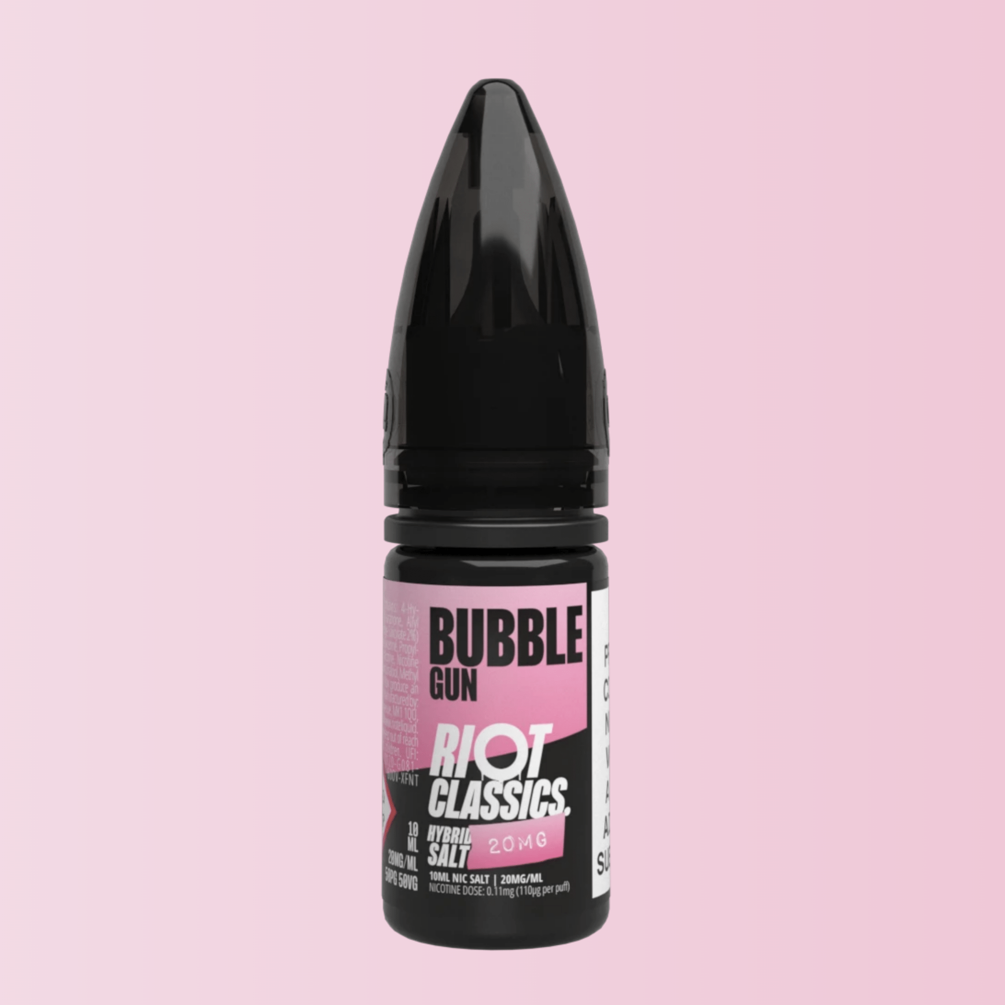 Bubblegun Hybrid Salt E - Liquid by Riot Classics - Hybrid Nicotine - Mystic City Vape Store