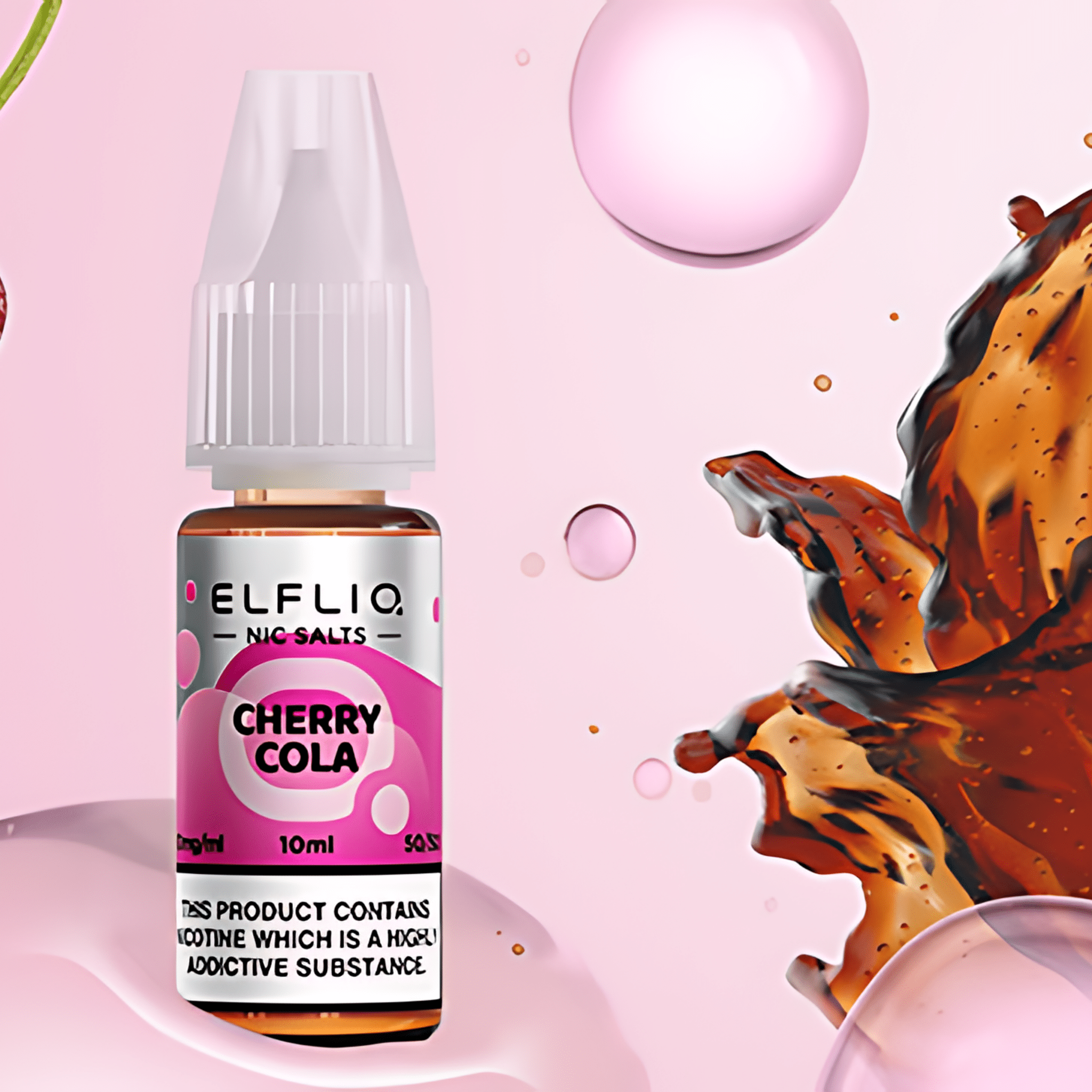 Cherry Cola Nic Salt E - Liquid by Elfliq Elf Bar - Nic Salts - Mystic City Vape Store