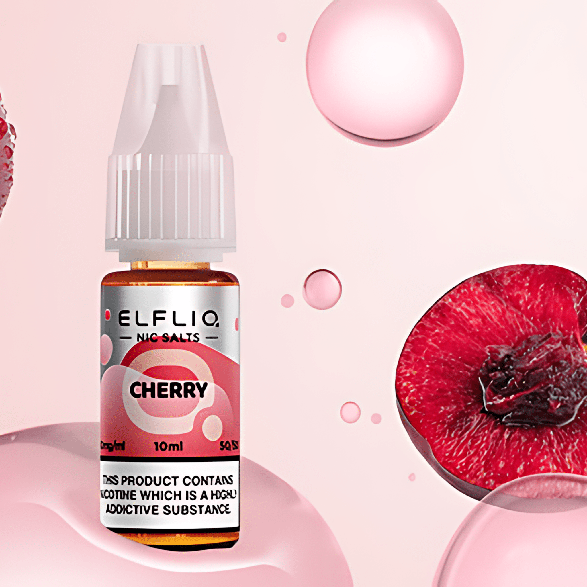 Cherry Nic Salt E - Liquid by Elfliq Elf Bar - Nic Salts - Mystic City Vape Store