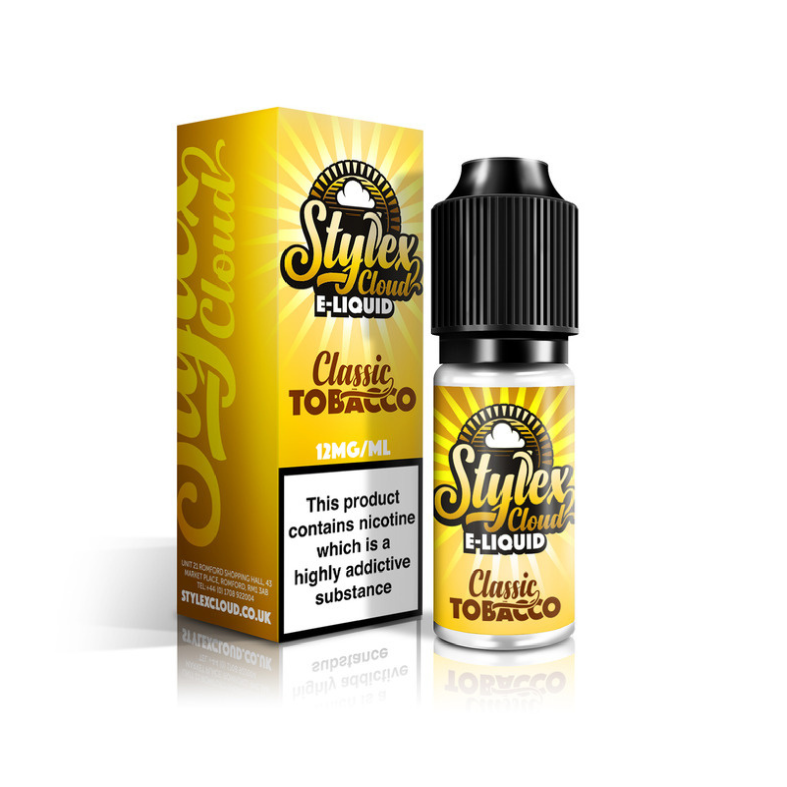 Classic Tobacco 50_50 10ml E-liquid by Stylex Cloud