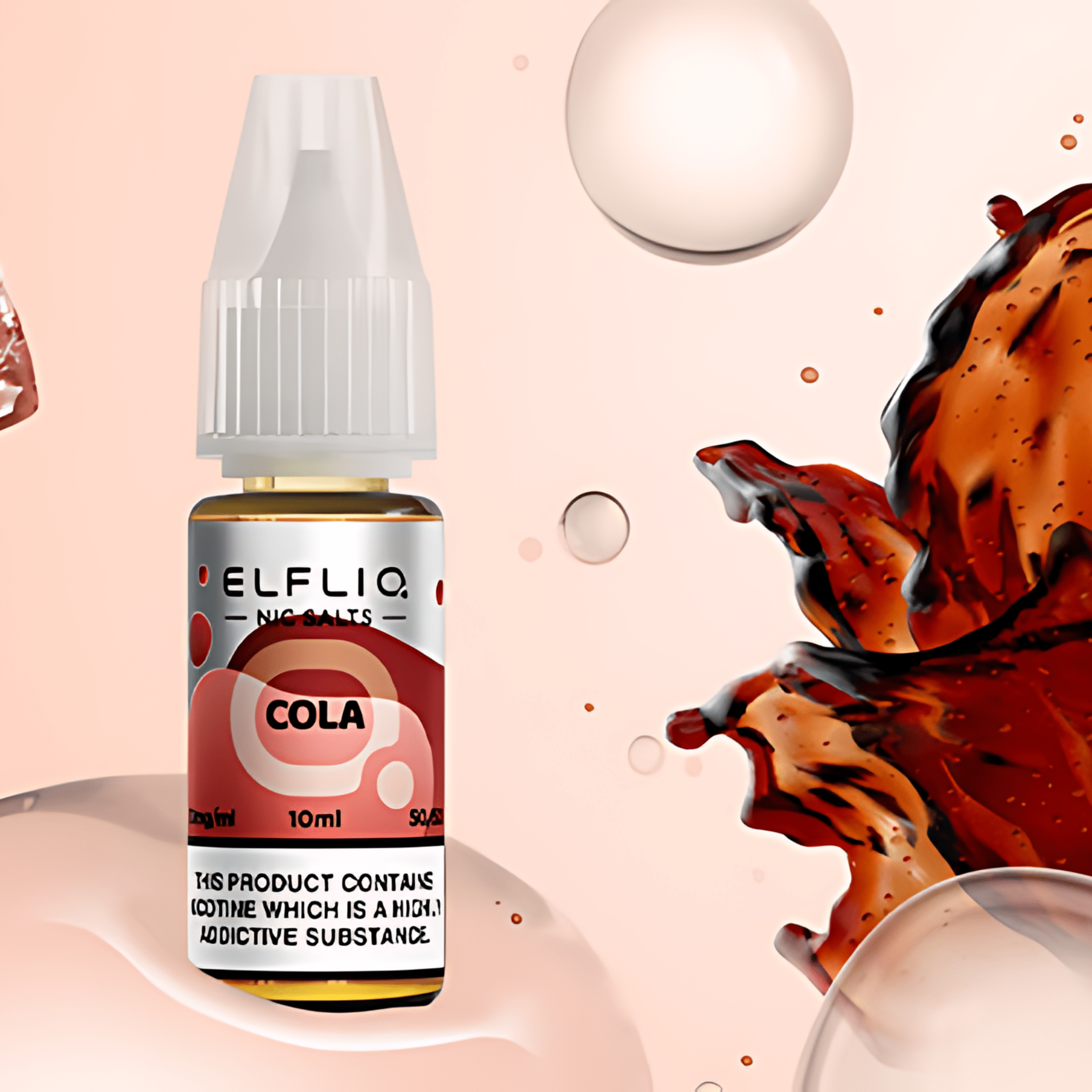 Cola Nic Salt E - Liquid by Elfliq Elf Bar - Nic Salts - Mystic City Vape Store