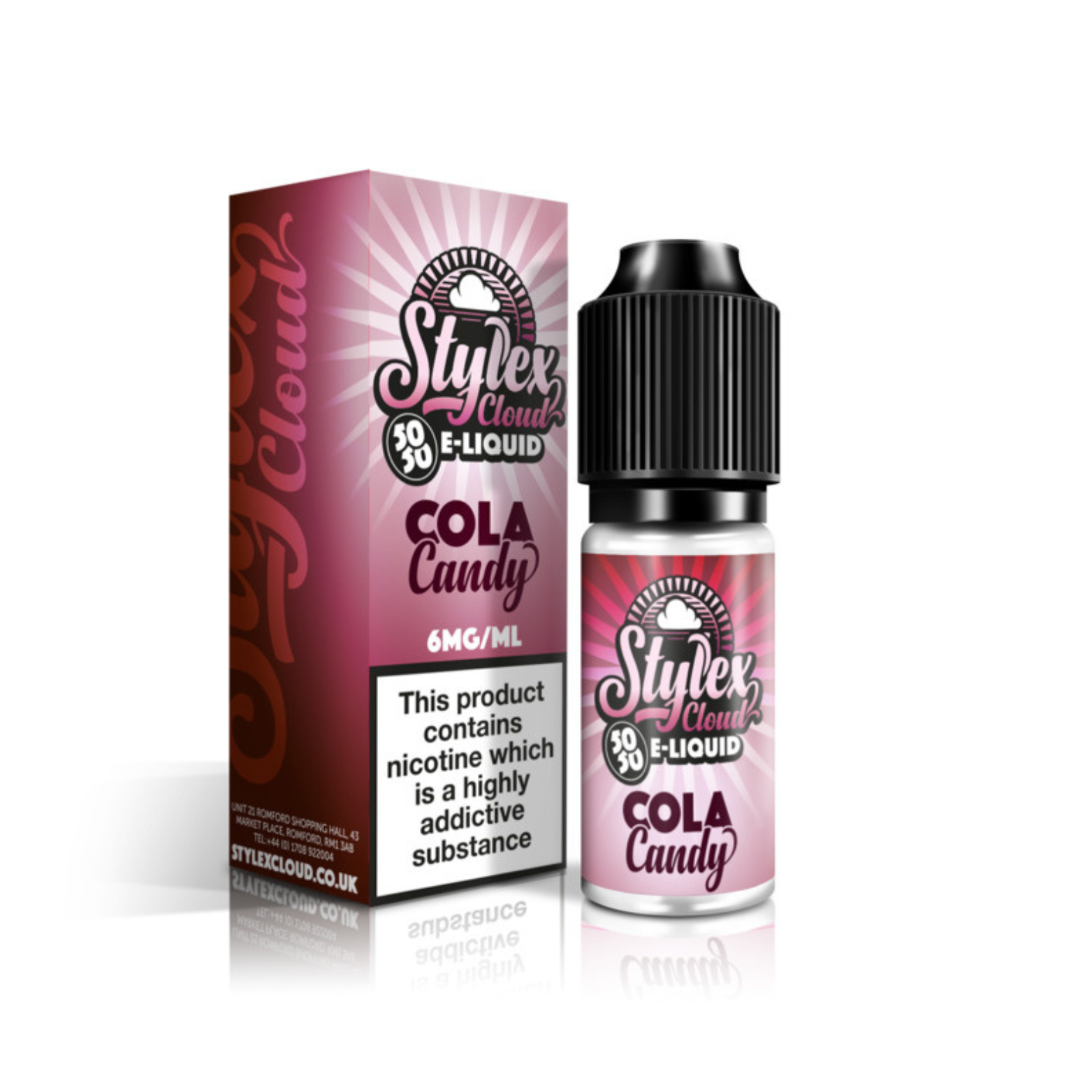 Cola Candy 50_50 10ml E-liquid by Stylex Cloud