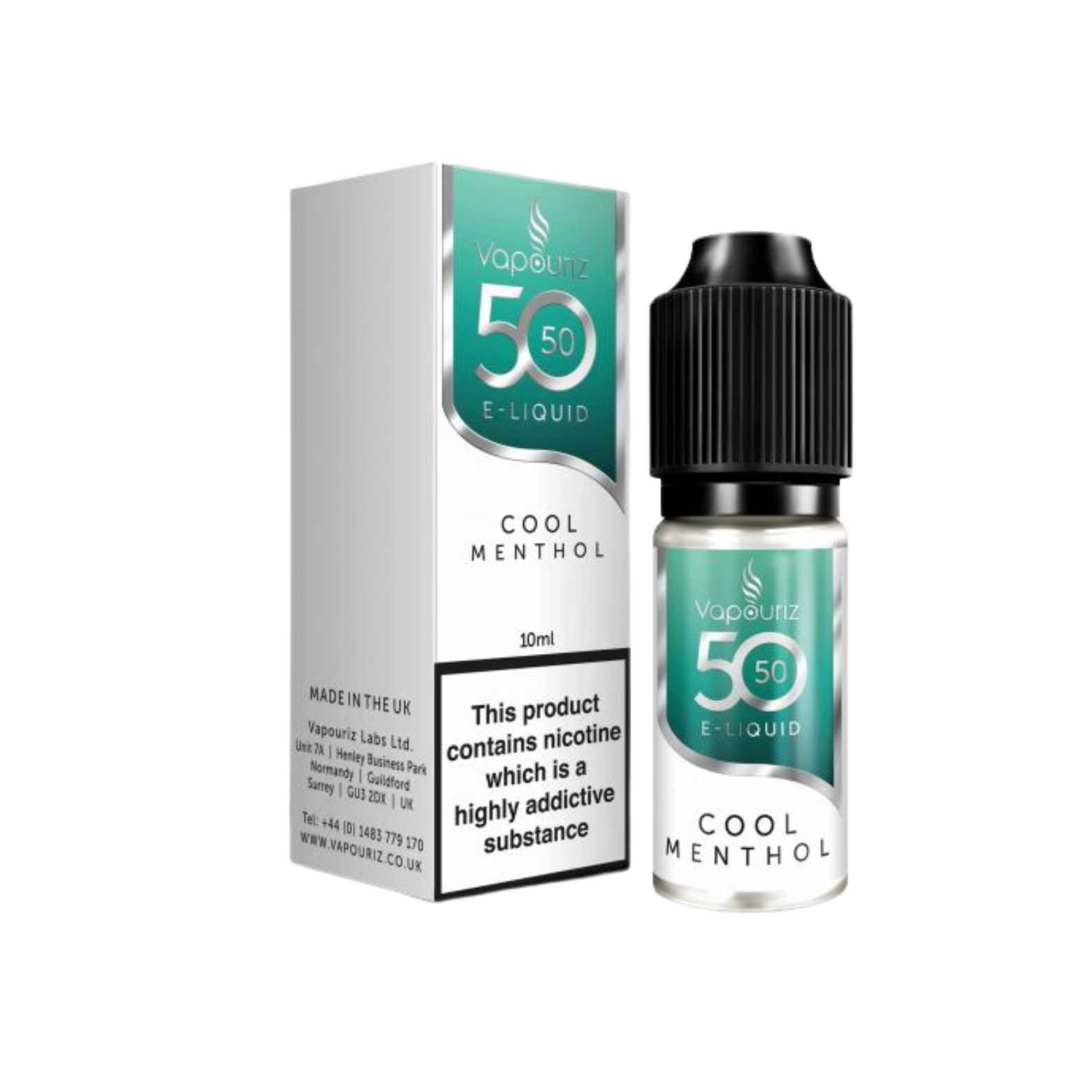 Cool Menthol 50_50 10ml E-liquid by Vapouriz