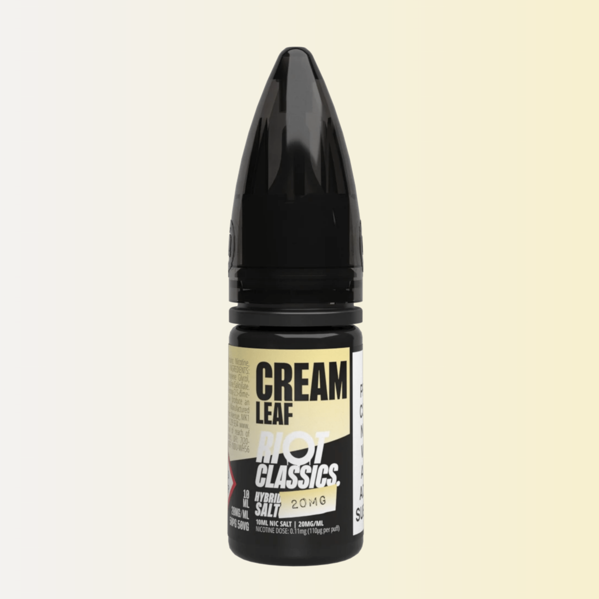 Cream Leaf Hybrid Salt E - Liquid by Riot Classics - Hybrid Nicotine - Mystic City Vape Store