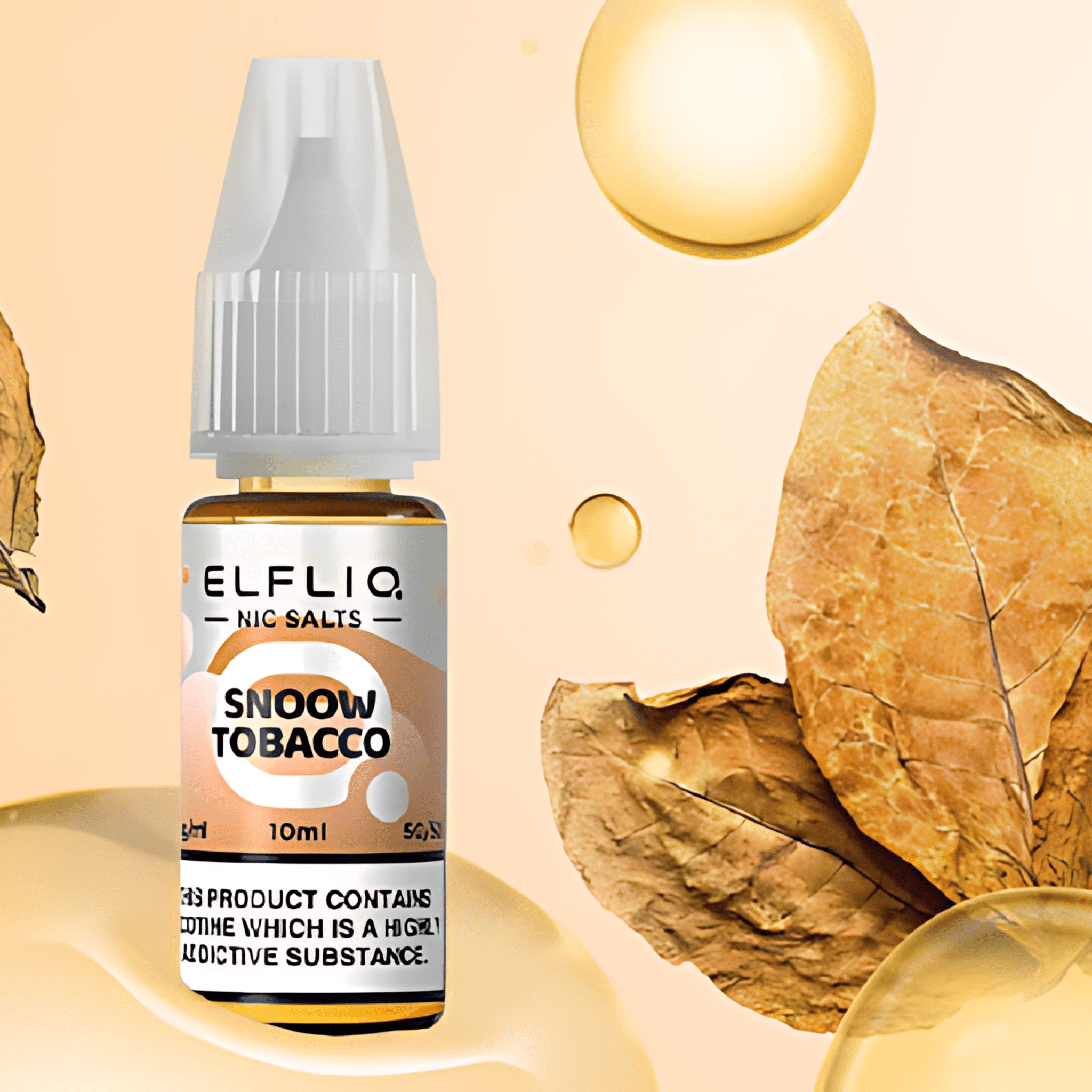 Cream Tobacco Nic Salt E - Liquid by Elfliq Elf Bar - Nic Salts - Mystic City Vape Store