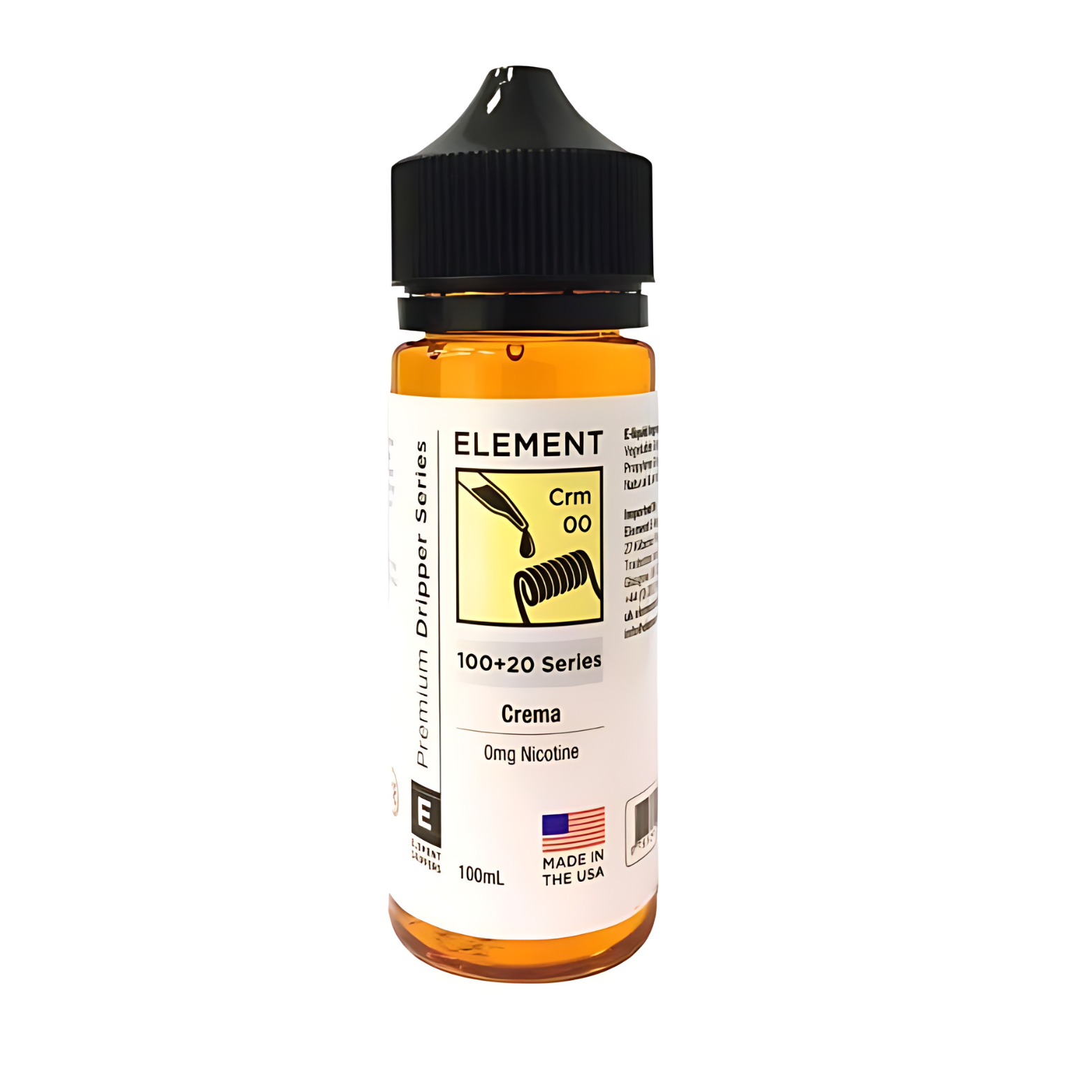 Crema Shortfill 100ml E-Liquid by Element