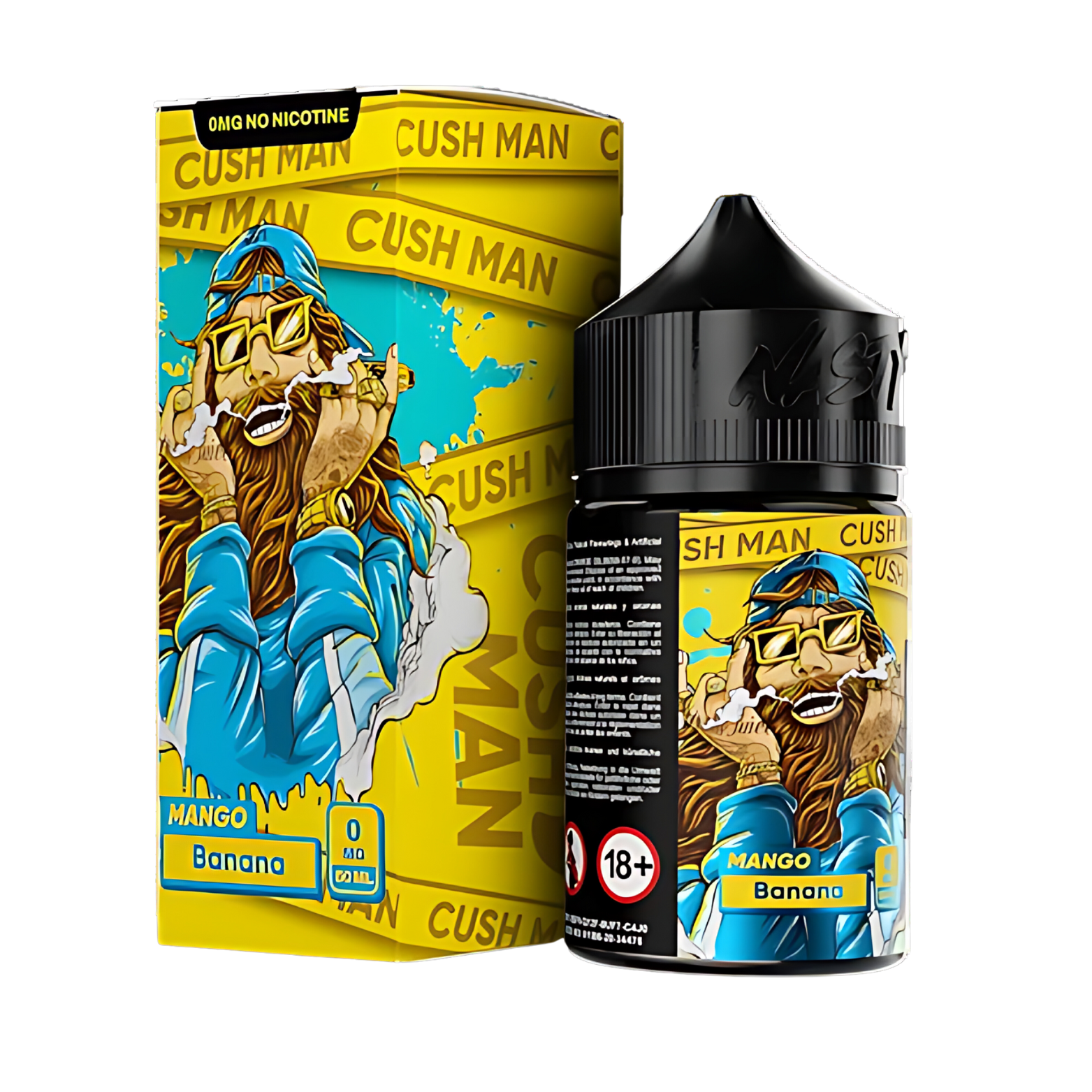 Cushman Mango Banana Shortfill 50ml E-Liquid by Nasty