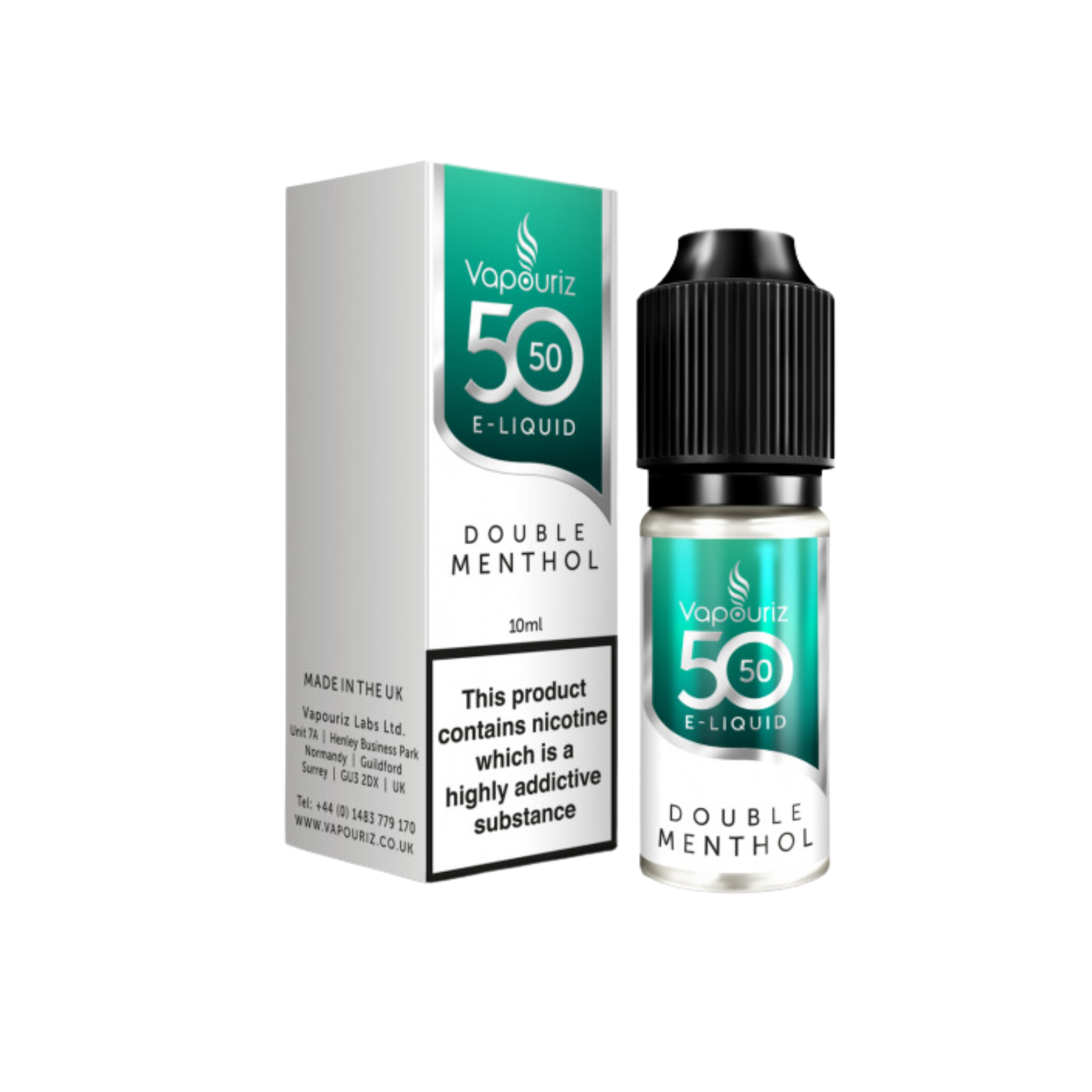 Double Menthol  50_50 10ml E-liquid by Vapouriz