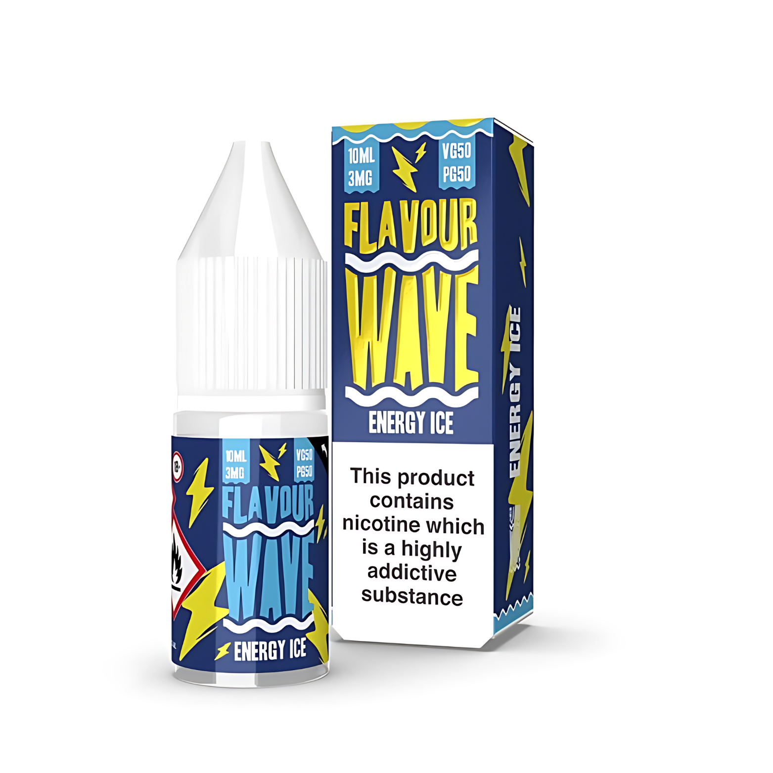 Energy Ice 50_50 10ml E-liquid by Flavour Wave