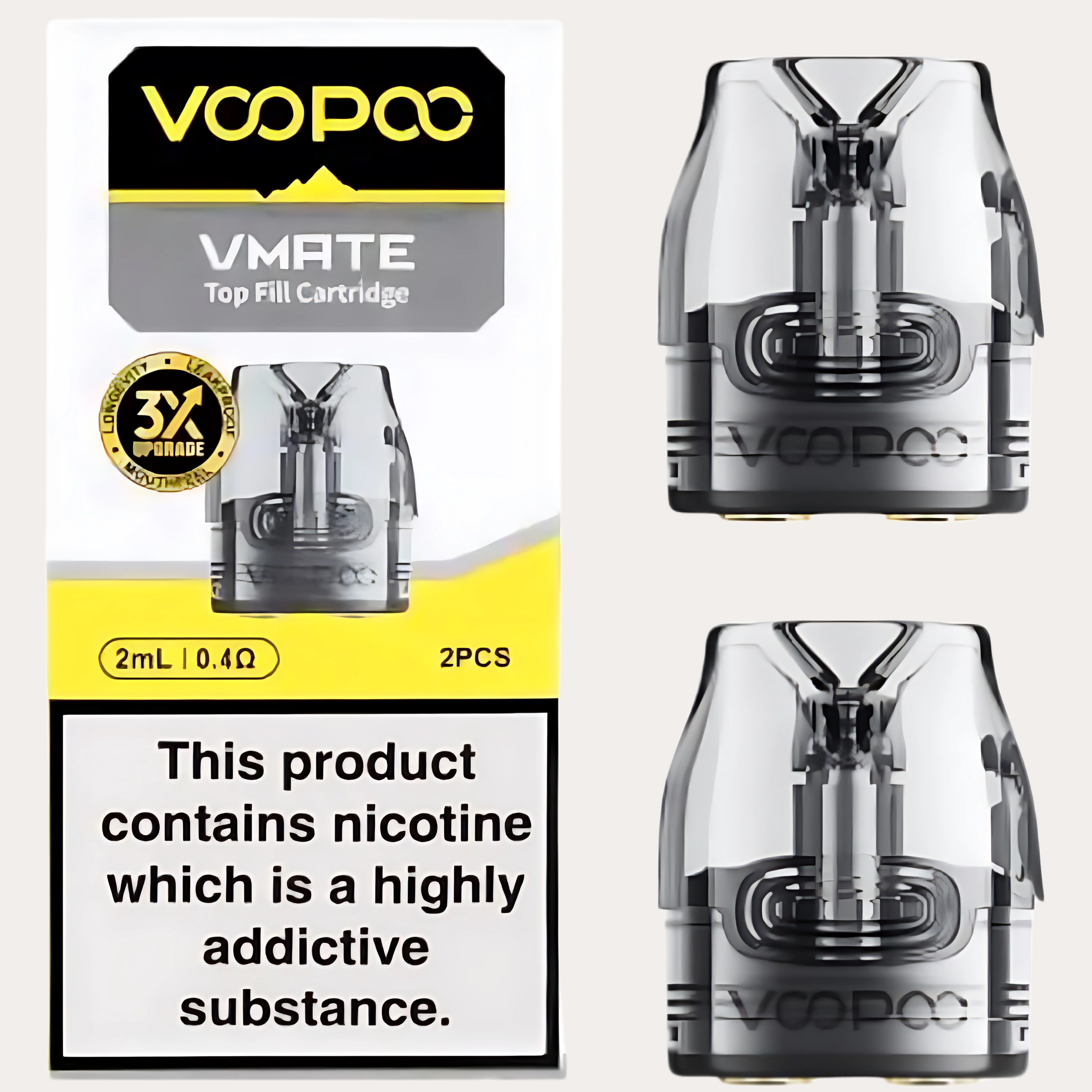Voopoo VMATE 3ml Top Fill Cartridge 0.4