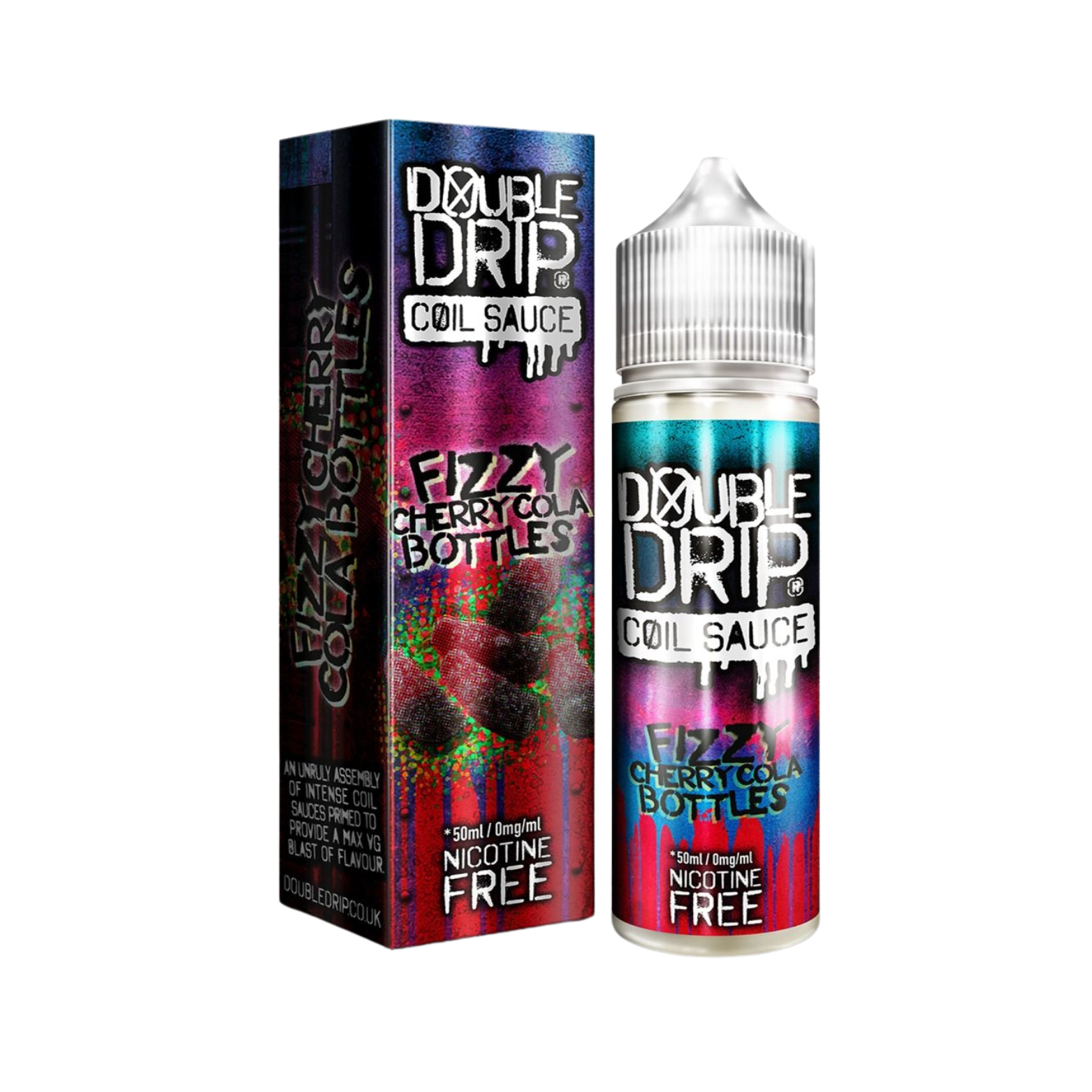 Fizzy Cherrycola Bottles Shortfill 50ml E-liquid by Double Drip