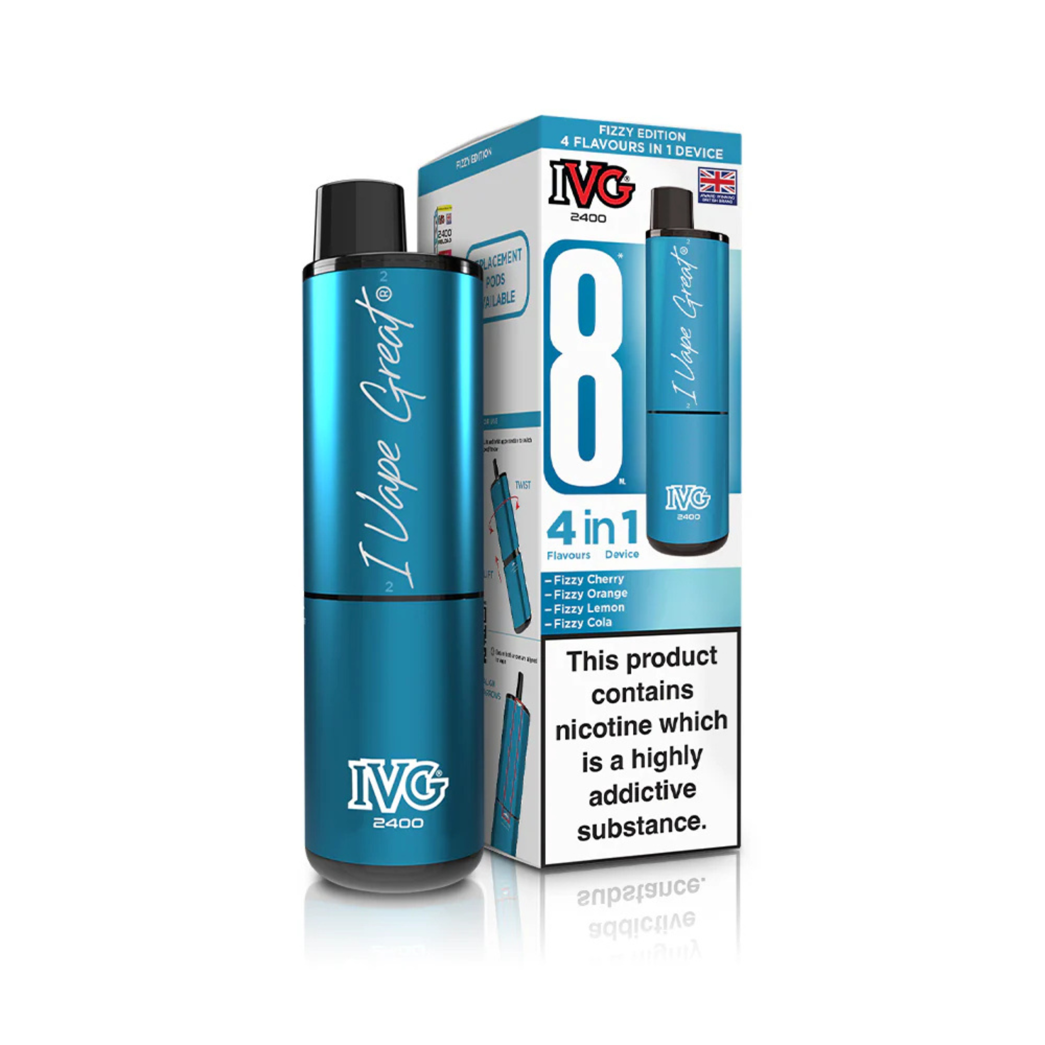 IVG 2400 Puffs 4 in 1 Disposable