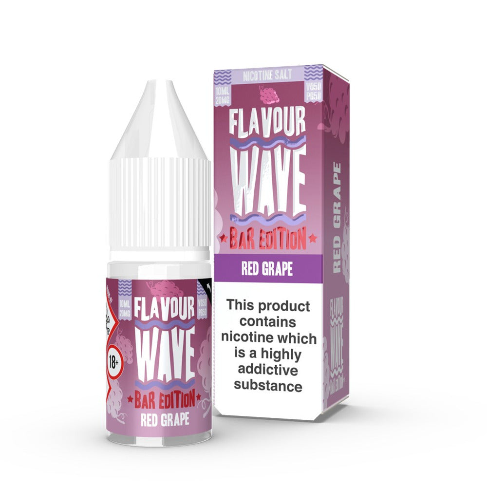 Red Grape Nic Salt E-Liquid by Flavour Wave Bar Edition