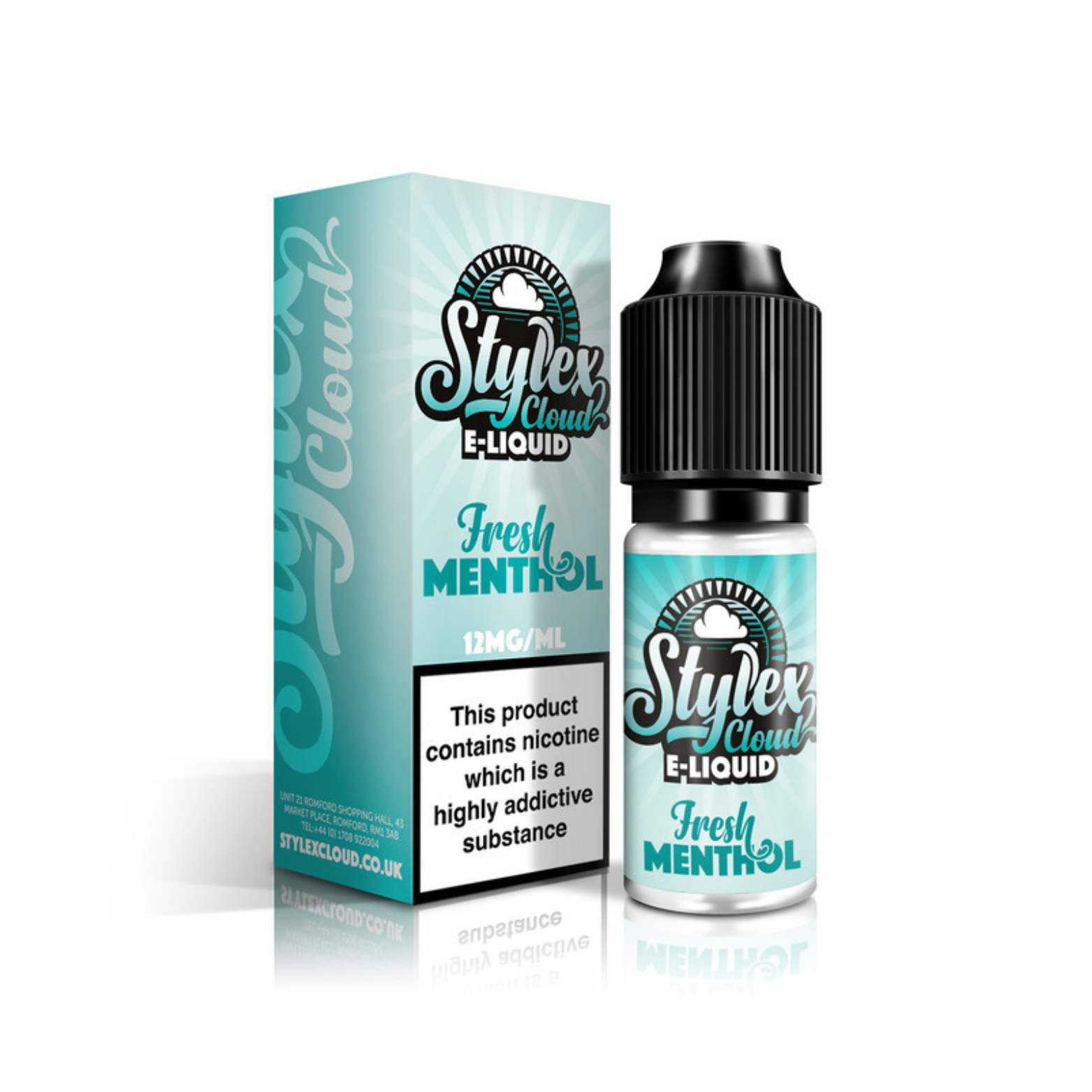 Fresh Menthol 50_50 10ml E-liquid by Stylex Cloud