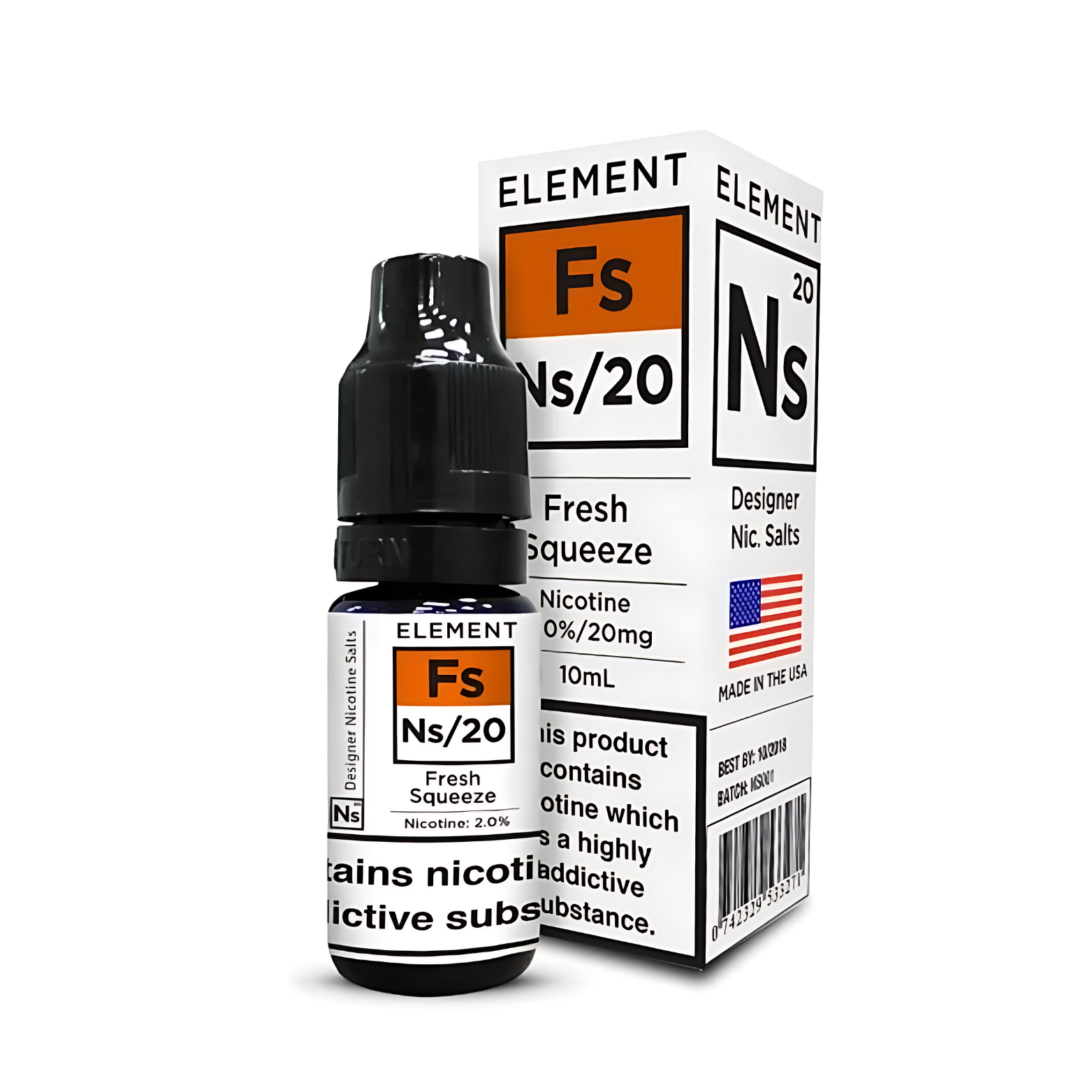 Fresh Squeeze Nic Salt E-Liquid by Element