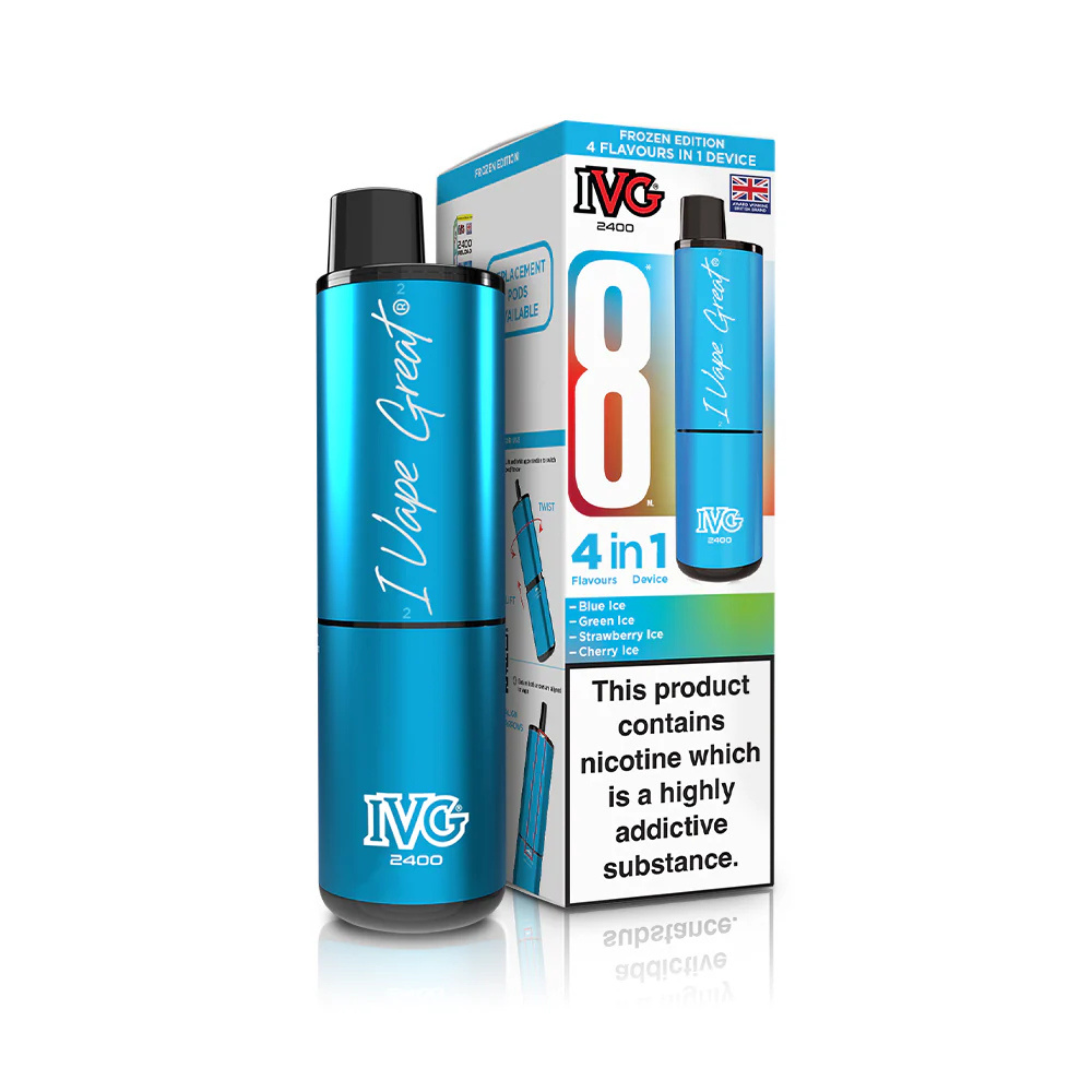 IVG 2400 Puffs 4 in 1 Disposable