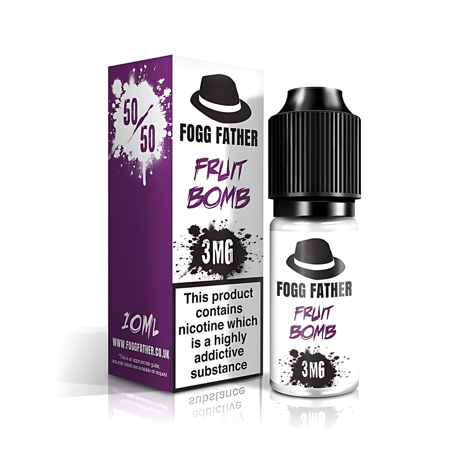 Fruit Bomb 50:50 10ml E-liquid by Fogg Father