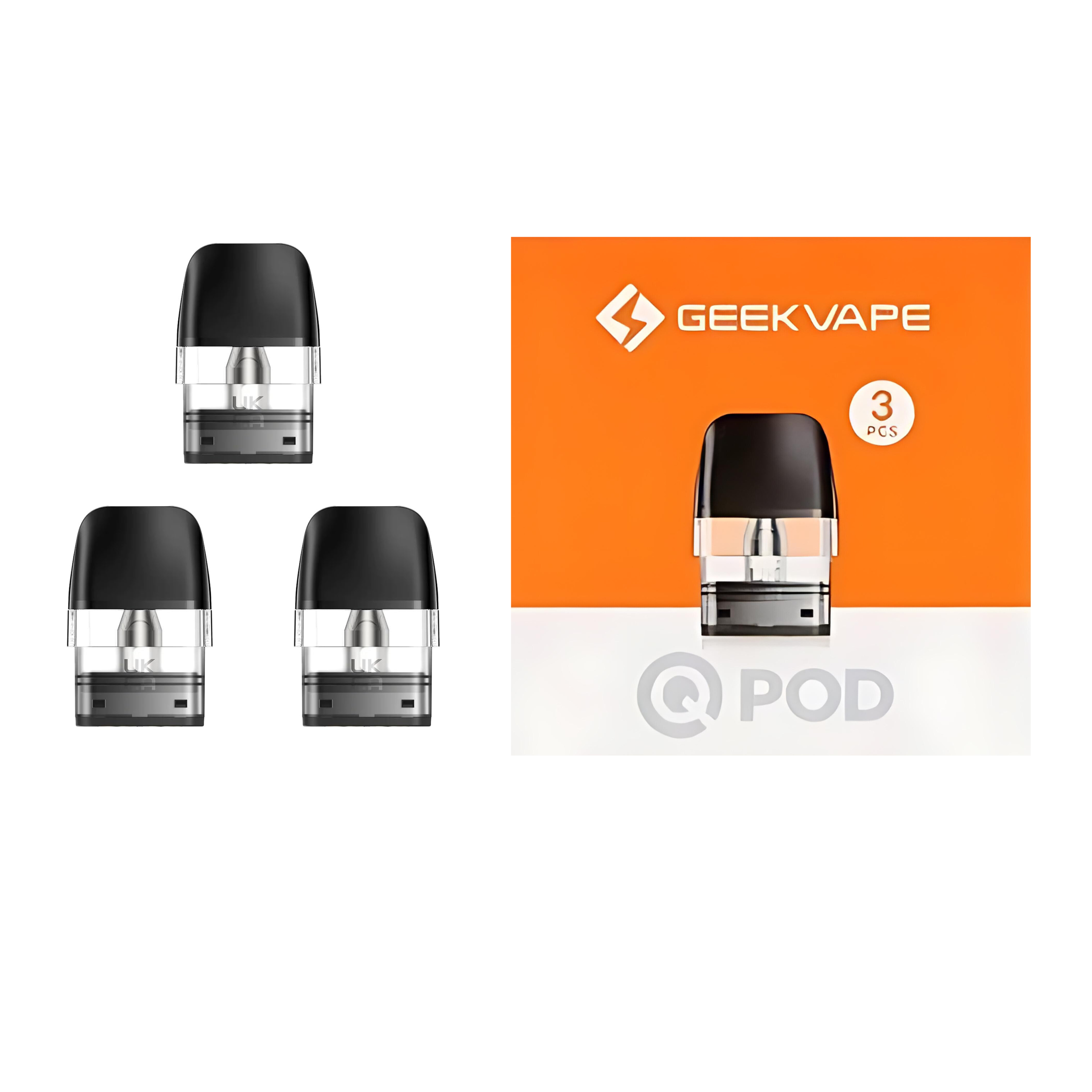 Geek Vape Q Replacement Pod Cartridges 3 Pack