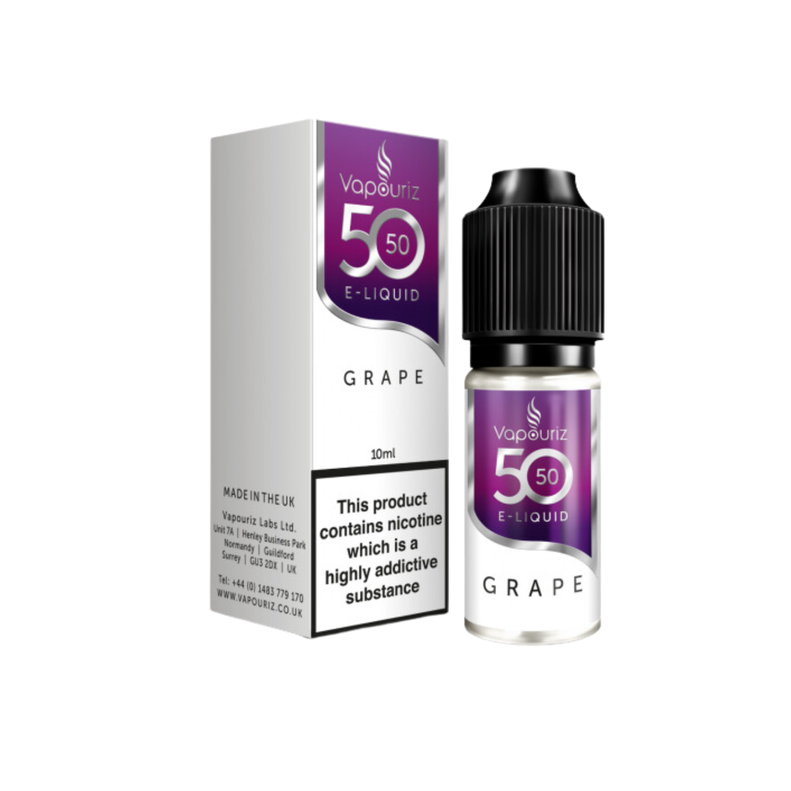 Grape  50_50 10ml E-liquid by Vapouriz