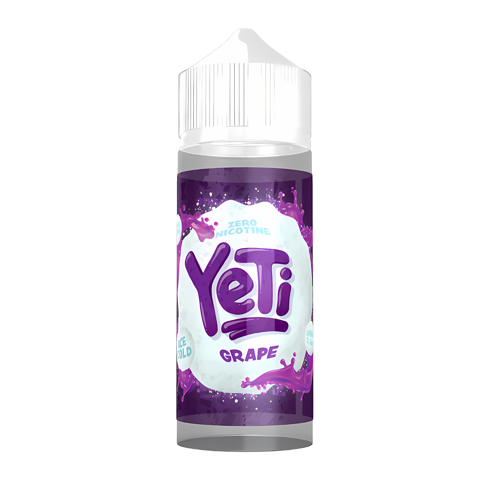 Grape Ice Cold Shortfill 100ml E-liquid by Yeti