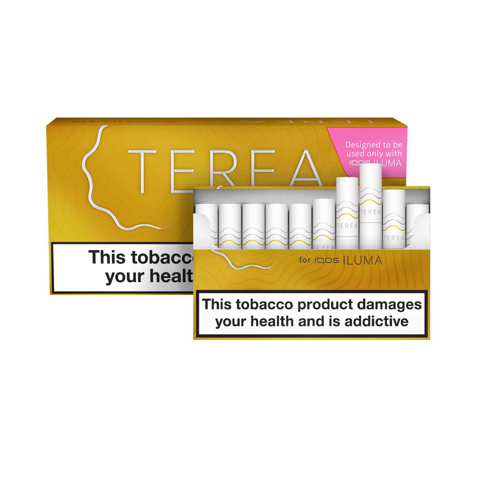 IQOS TEREA Yellow Heated Tobacco Sticks 20 Pack Mystic City Vape Store