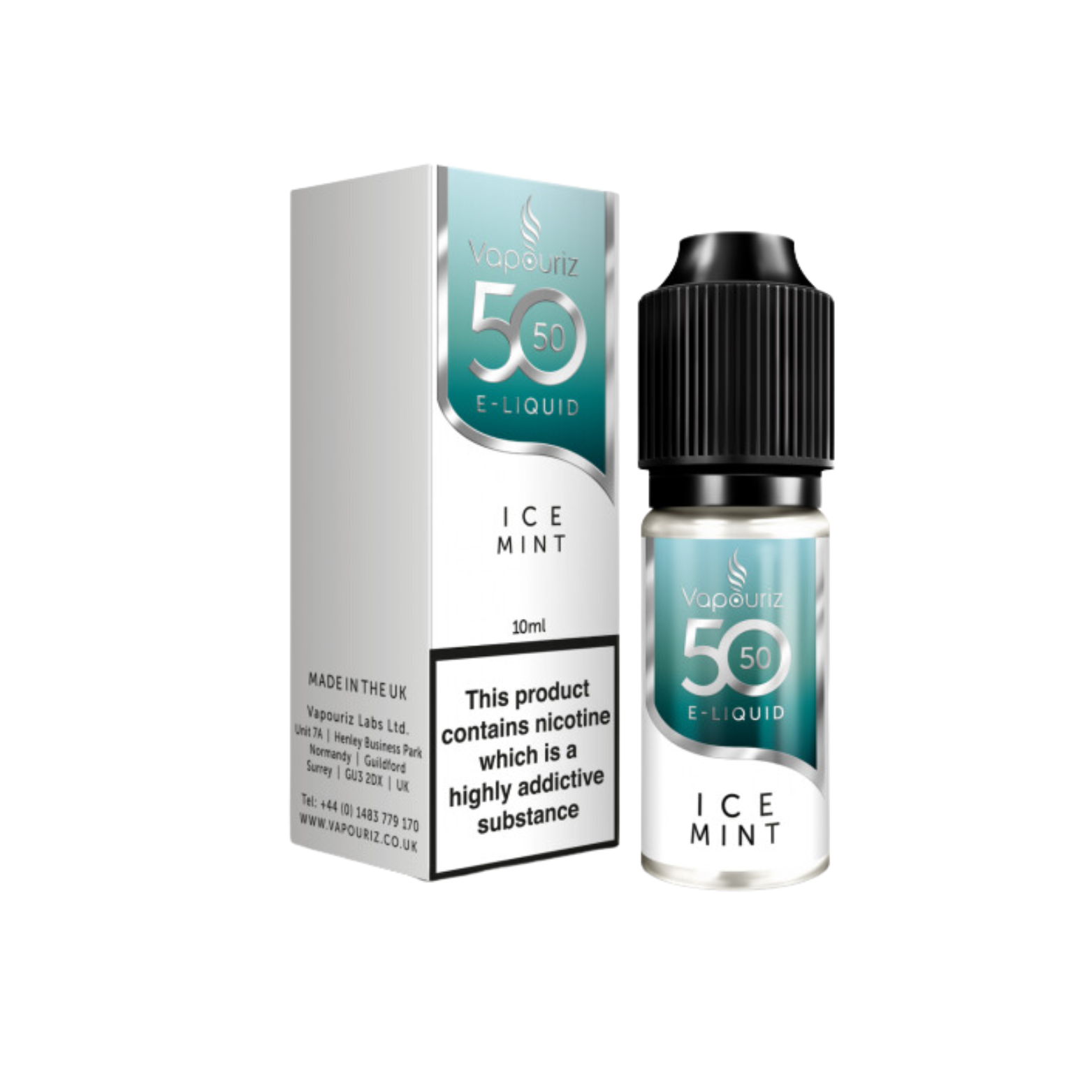 Ice Mint  50_50 10ml E-liquid by Vapouriz