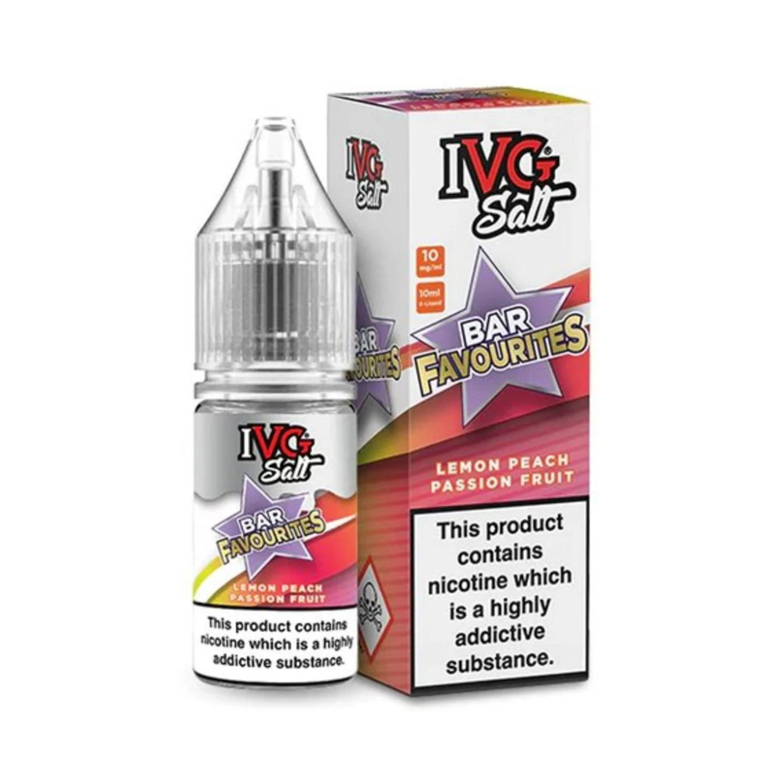 Lemon Peach Passionfruit Nic Salt E-Liquid by IVG