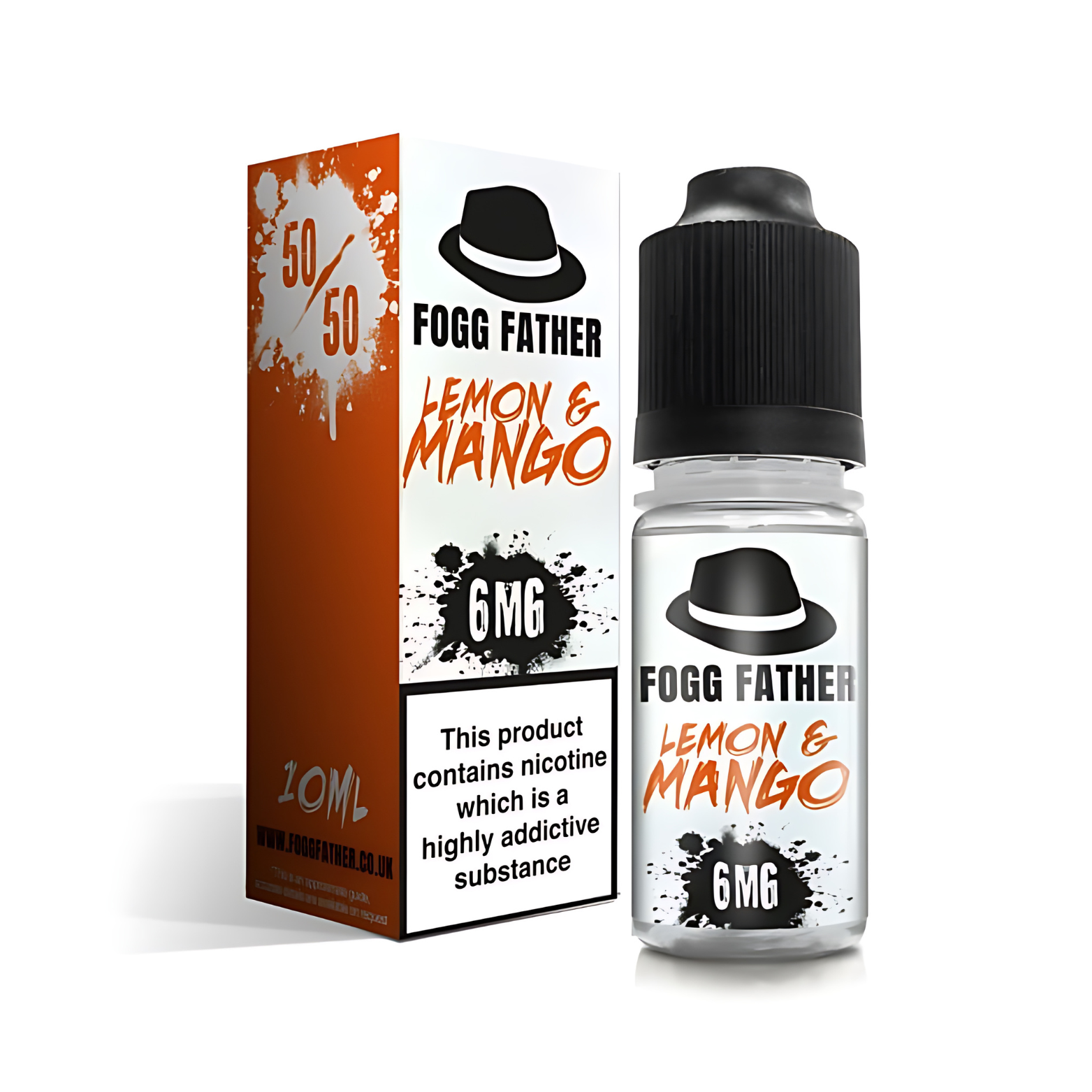 Lemon & Mango 50:50 10ml E-liquid by Fogg Father