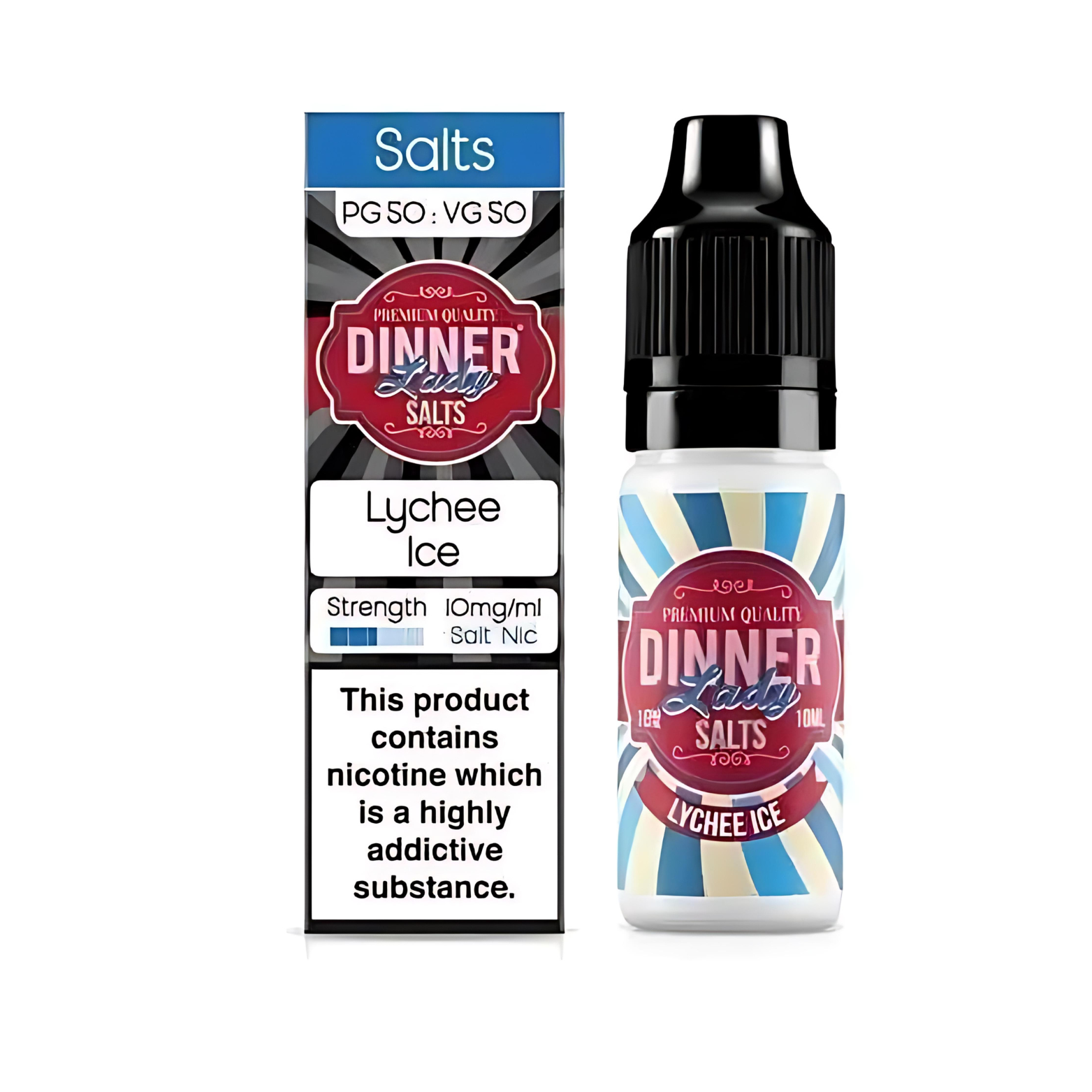 Lychee Ice Nic Salt E-Liquid by Dinner Lady