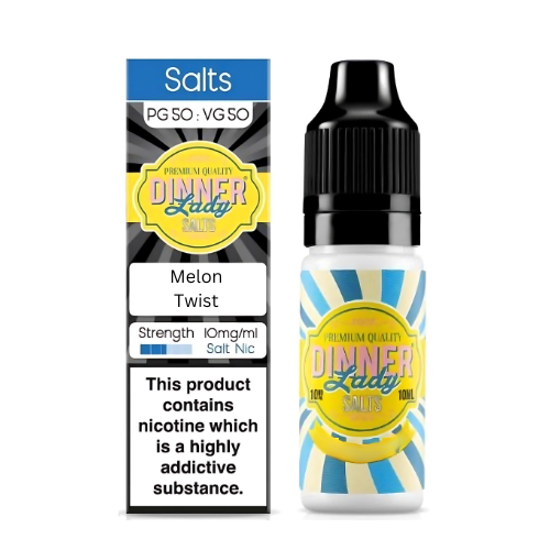 Melon Twist Nic Salt E-Liquid by Dinner Lady