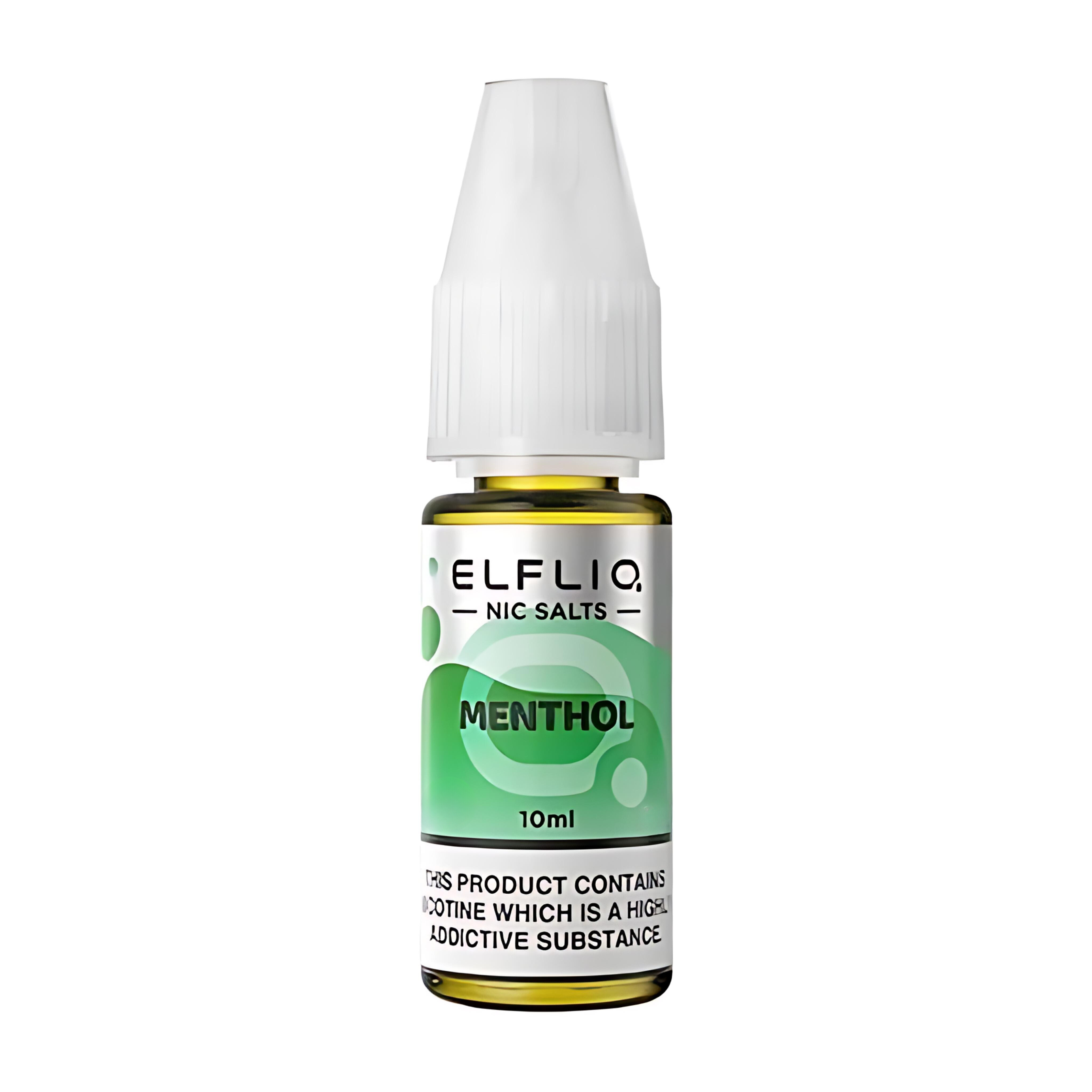 Menthol Nic Salt E-Liquid by Elfliq Elf Bar