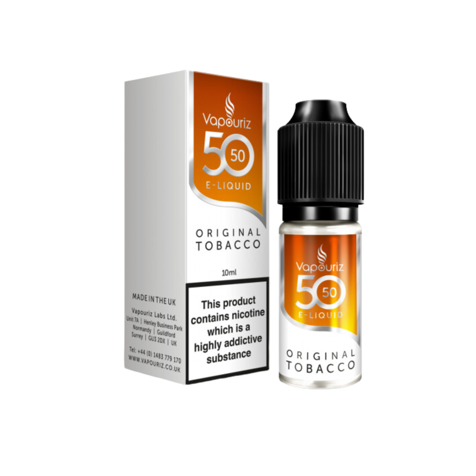 Original Tobacco  50_50 10ml E-liquid by Vapouriz