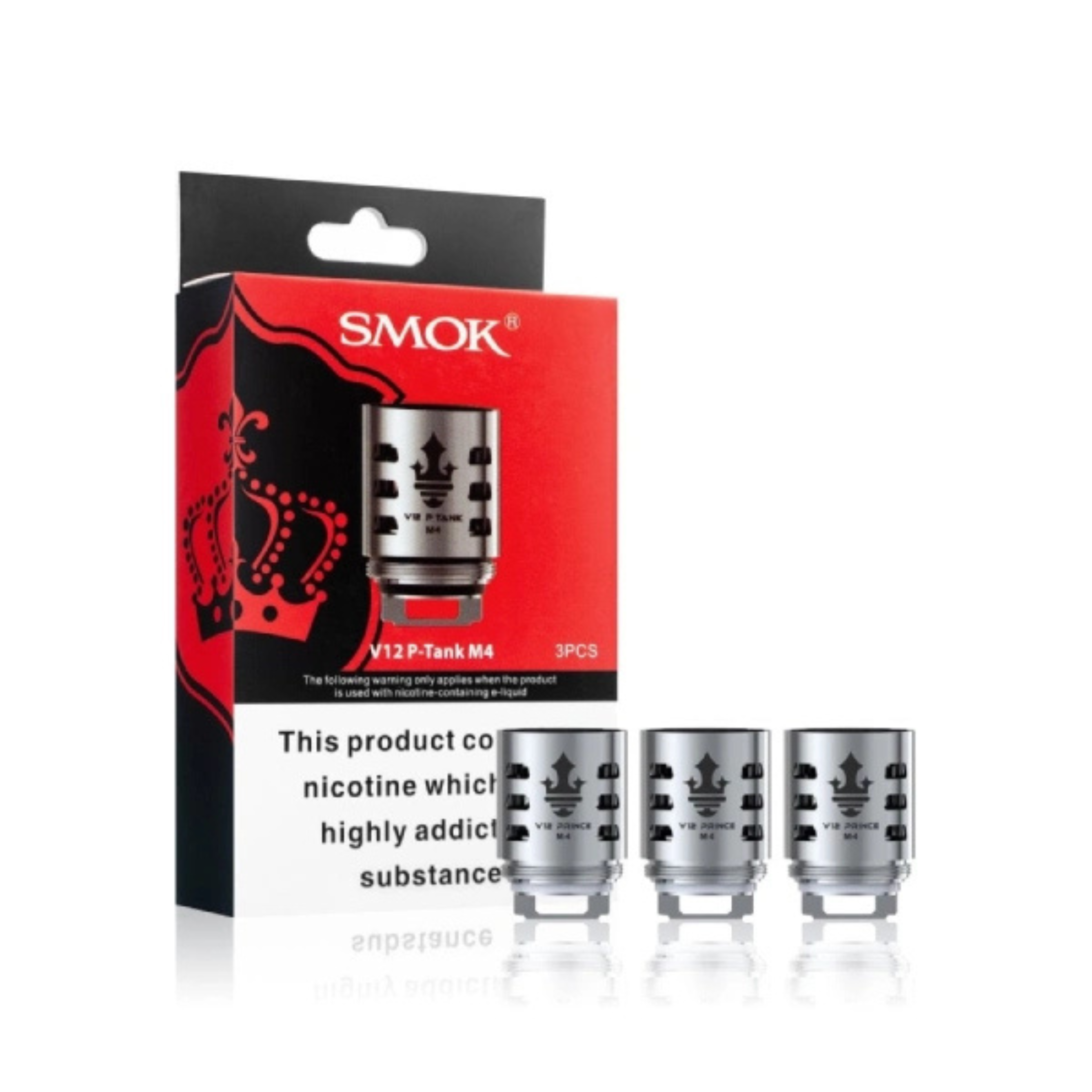 SMOK TFV12 Prince Replacement Coils – Mesh & Multi-Core Options – High-Performance Vape Tank Coils – Pack of 3