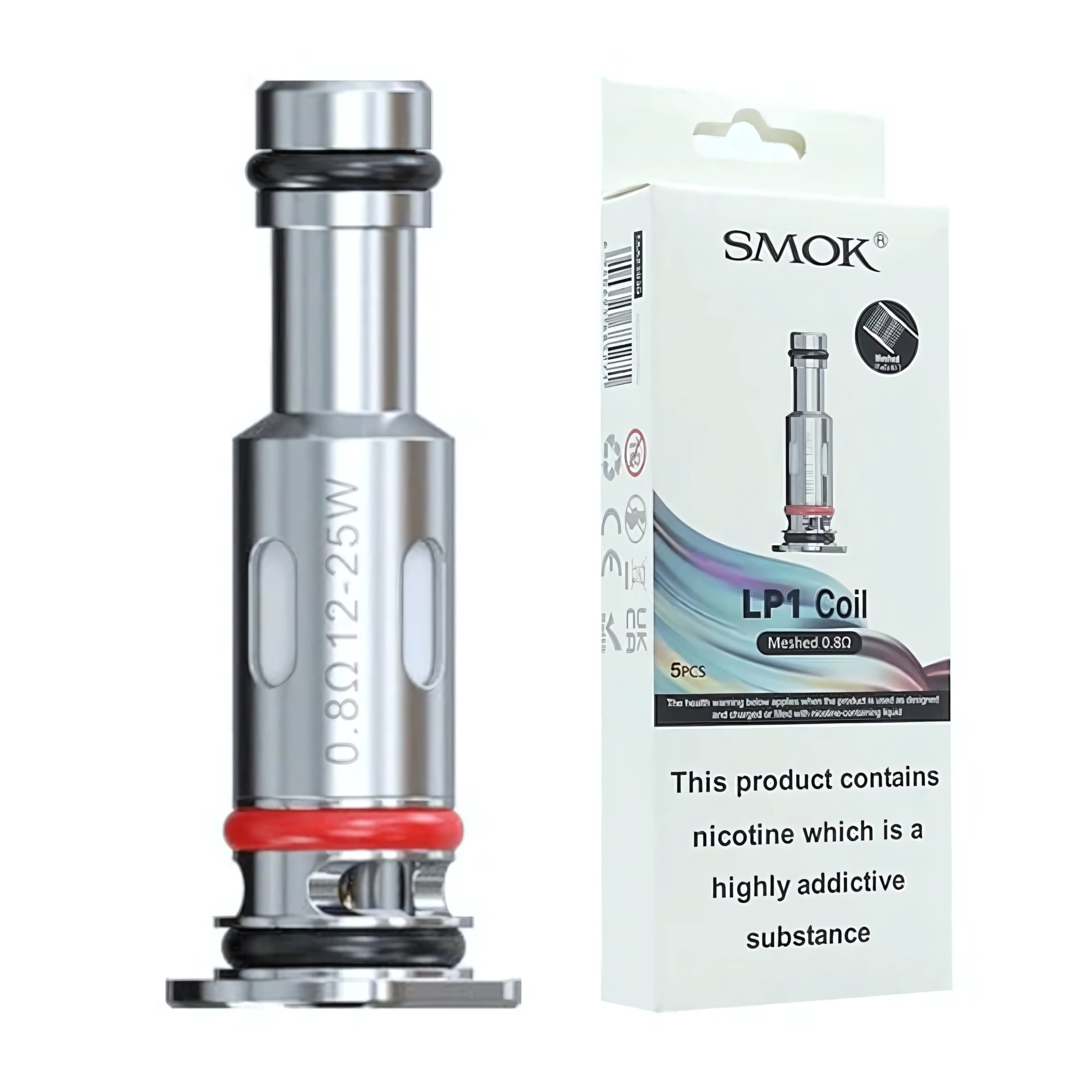 Smok LP1 Replacement Coils 5 Pack – Authentic Mesh Vape Coils