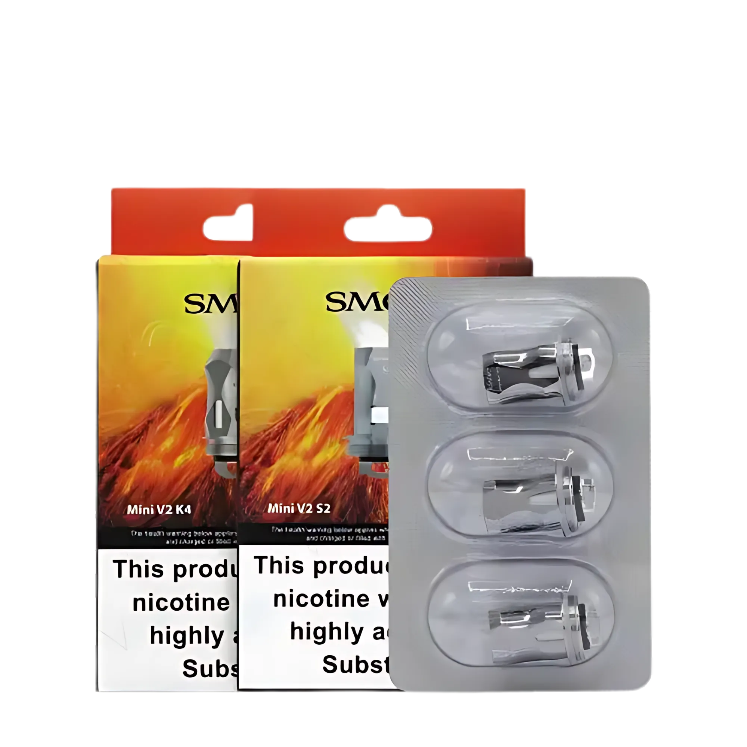 SMOK TFV-Mini V2 (Baby V2) Replacement Coils – High-Performance Mesh & Standard Options – Pack of 3