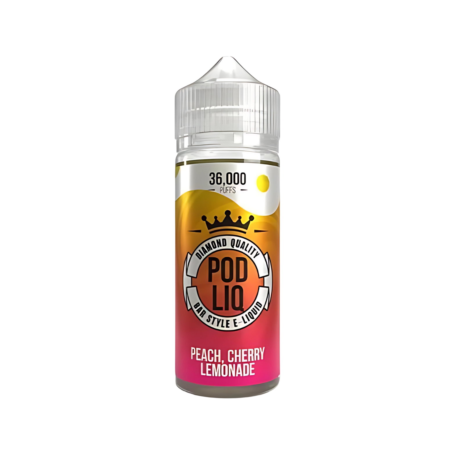 Peach, Cherry Lemonade 50:50 Ratio 80ml E-Liquid By Pod Liq