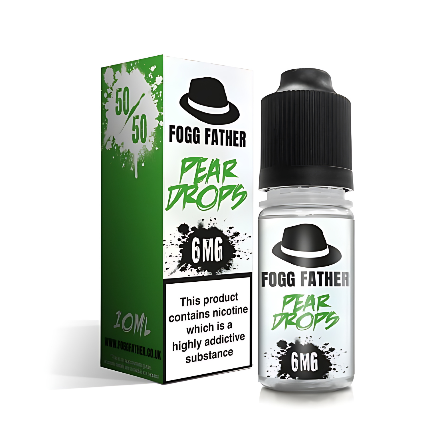 Pear Drops 50:50 10ml E-liquid by Fogg Father