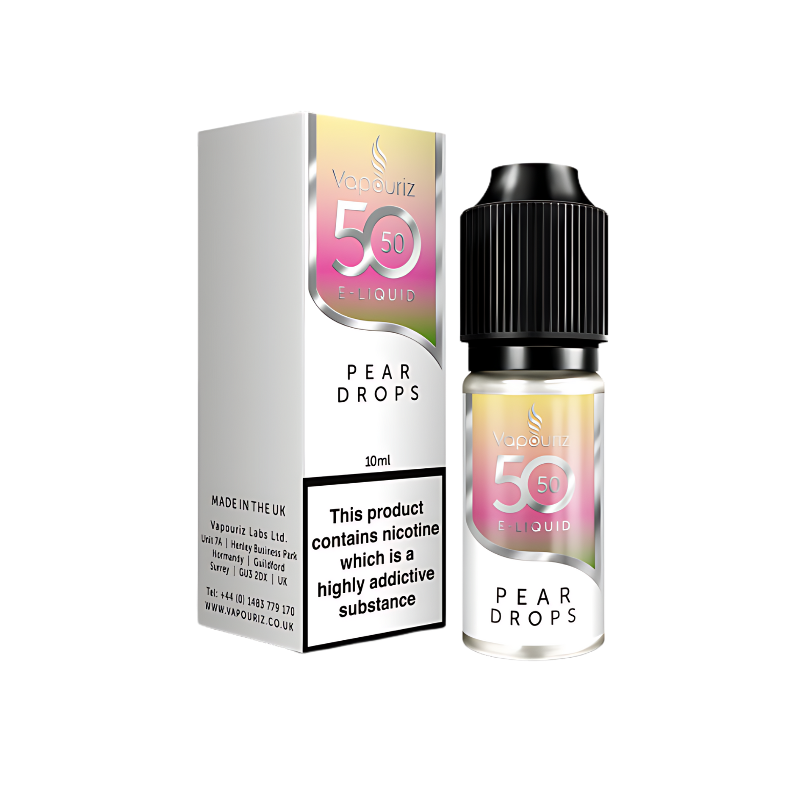 Pear Drops 50_50 10ml E-liquid by Vapouriz