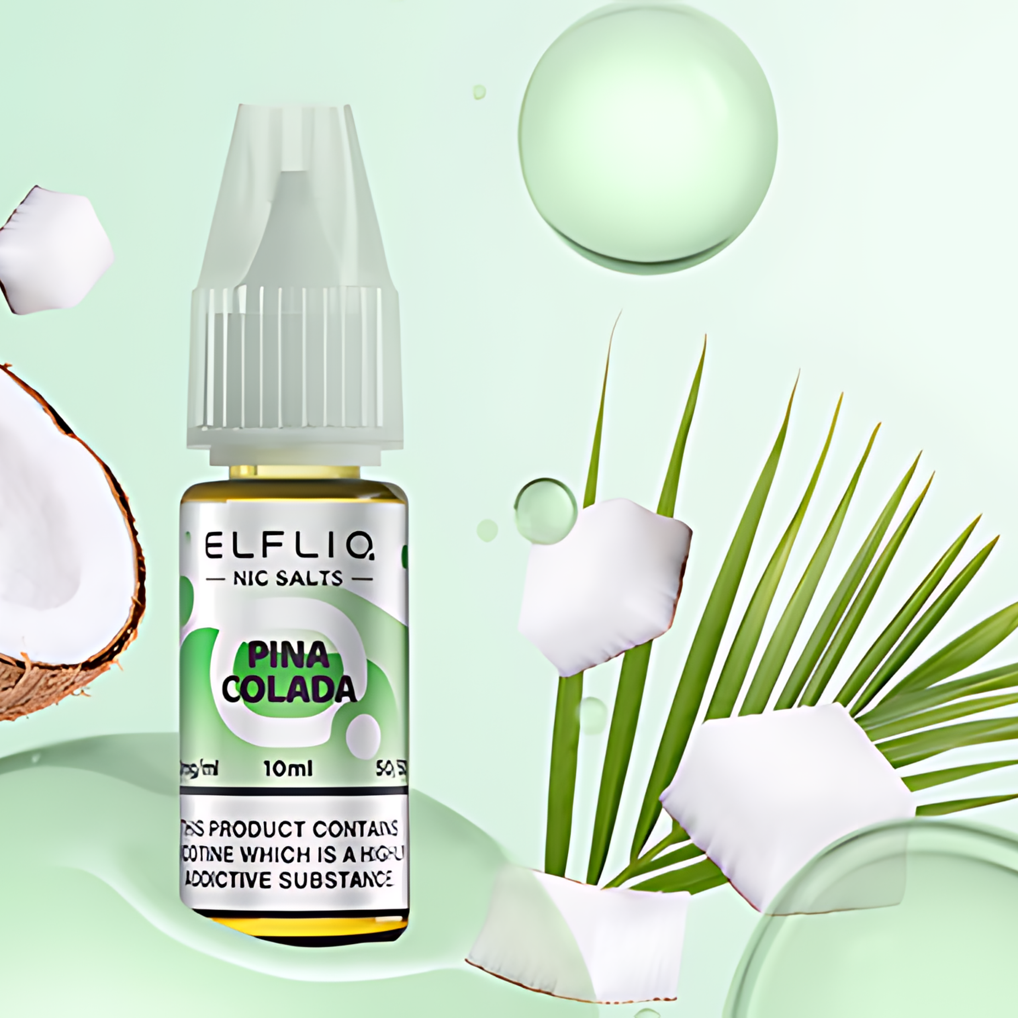 Pina Colada Nic Salt E-Liquid by Elfliq Elf Bar