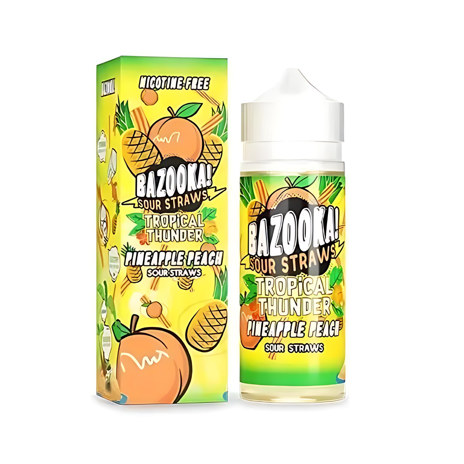 Pineapple Peach Short fill 100ml E-Liquid by Bazooka