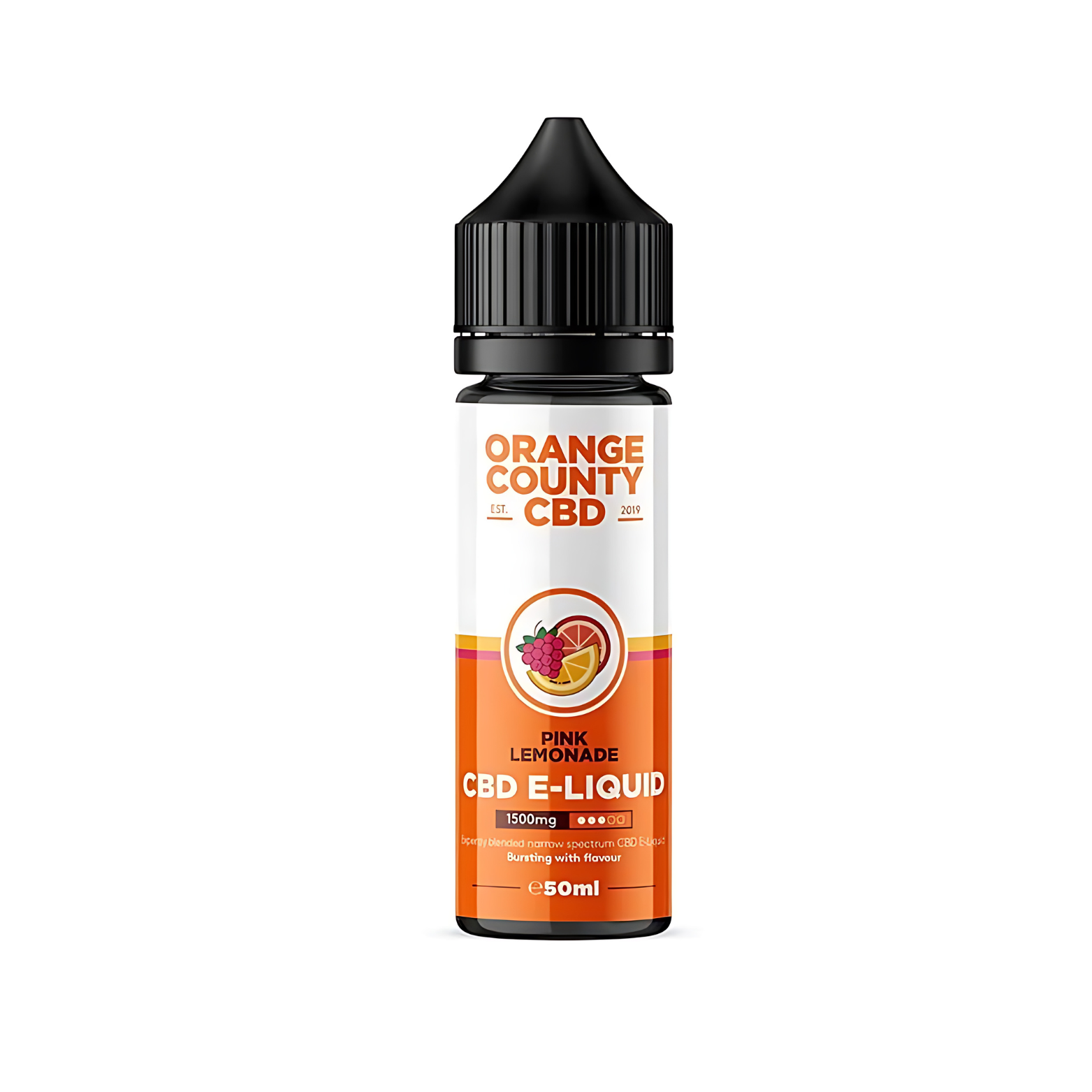 Pink Lemonade 1500mg CBD 50ml  E-liqud By Orange County