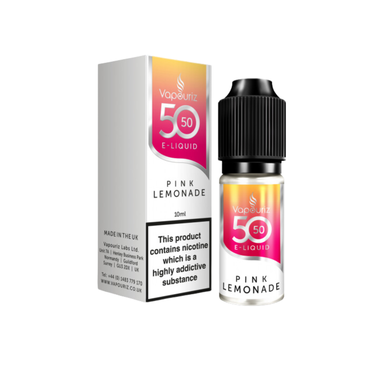 Pink Lemonade  50_50 10ml E-liquid by Vapouriz