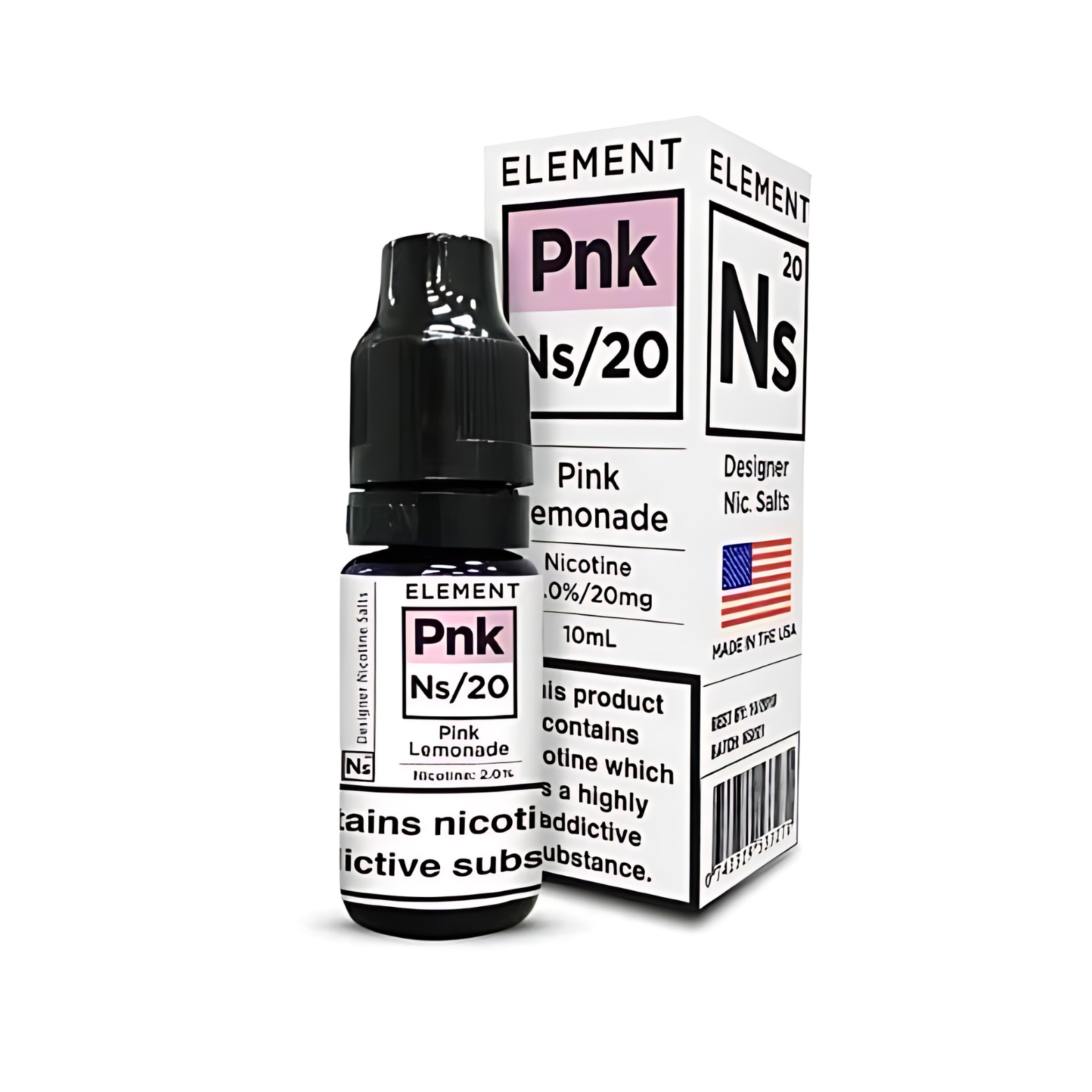 Pink Lemonade Nic Salt E-Liquid by Element