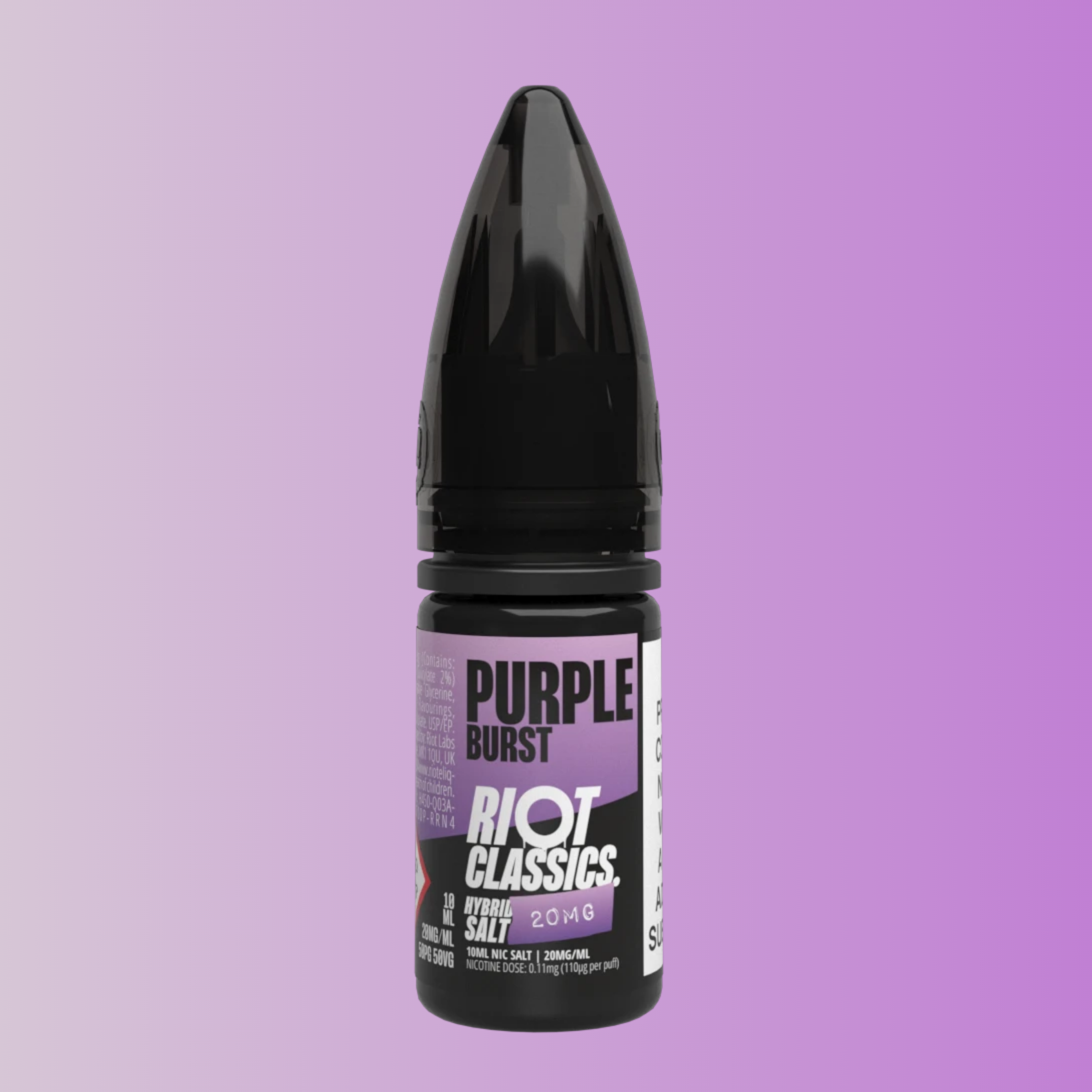 Purple Burst Hybrid Salt E-Liquid by Riot Classics