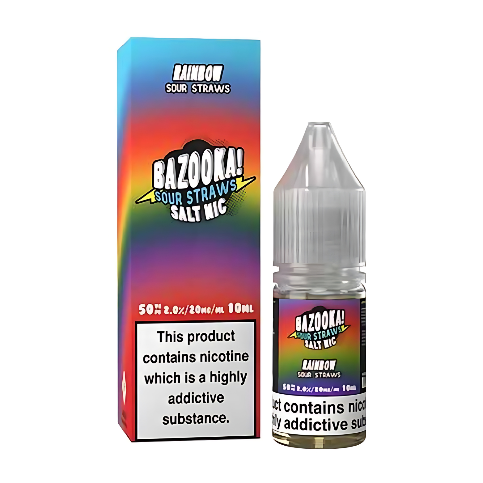 Rainbow Nic Salt E-Liquid by Bazooka