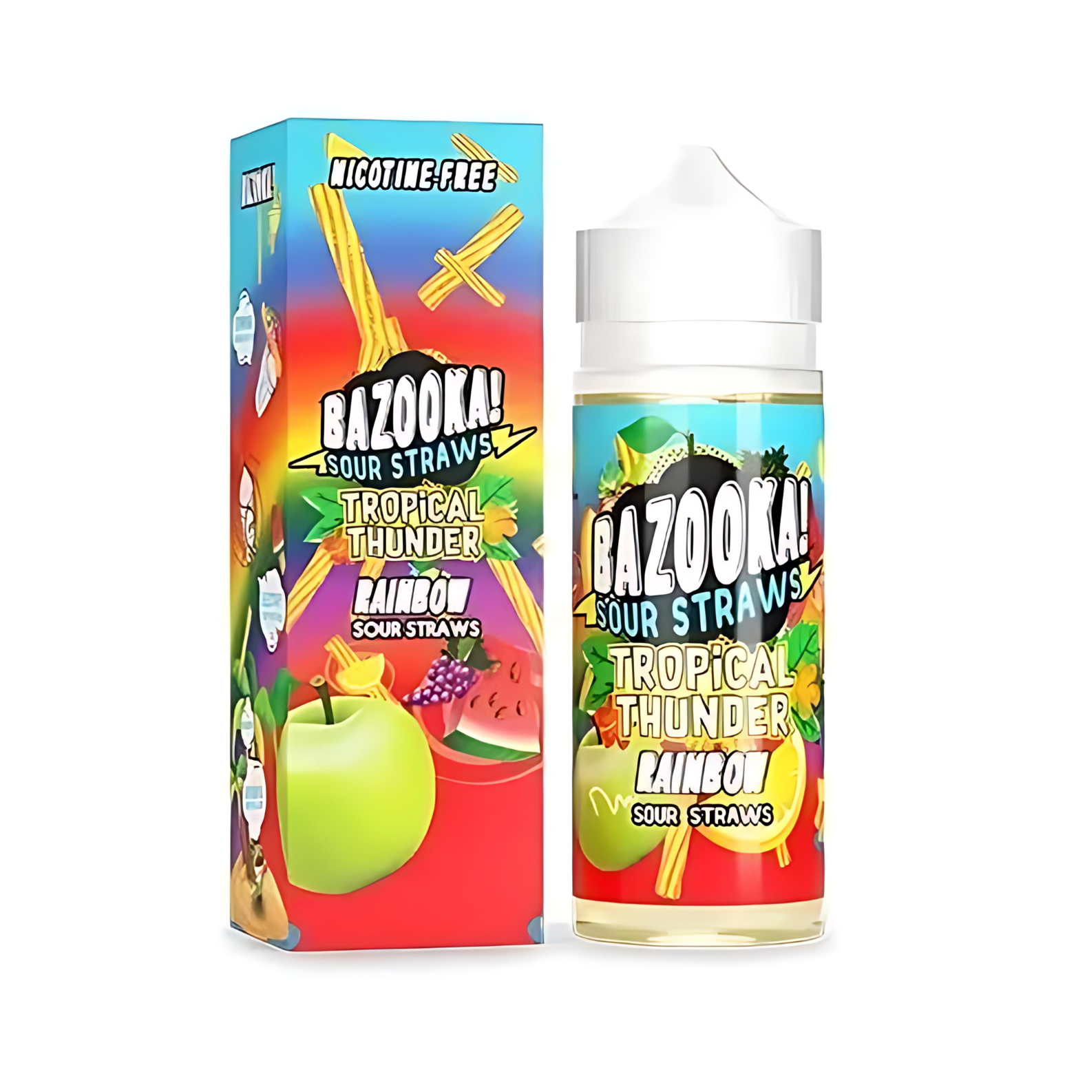 Rainbow Short fill 100ml E-Liquid by Bazooka