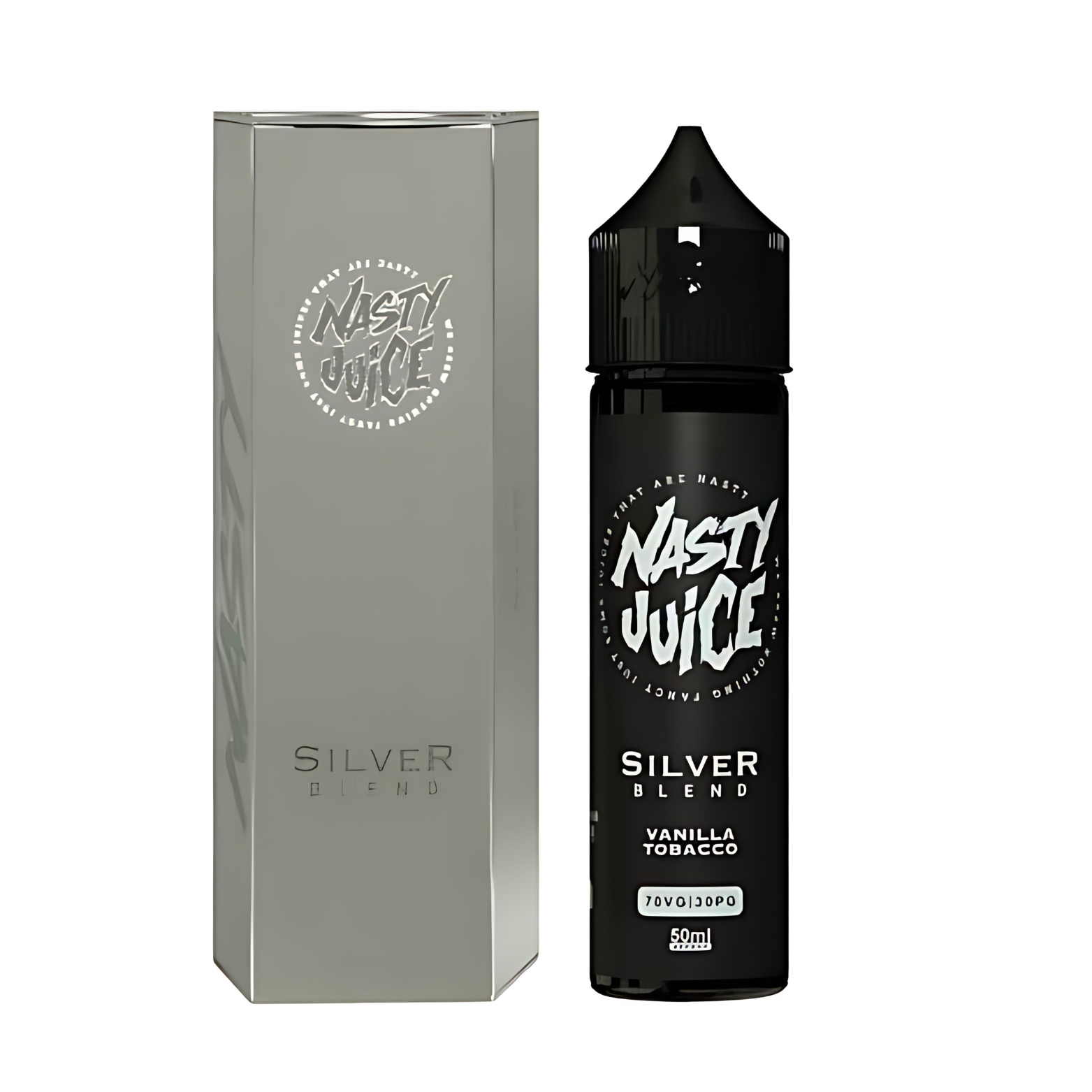 Silver Blend Shortfill 50ml E-Liquid by Nasty