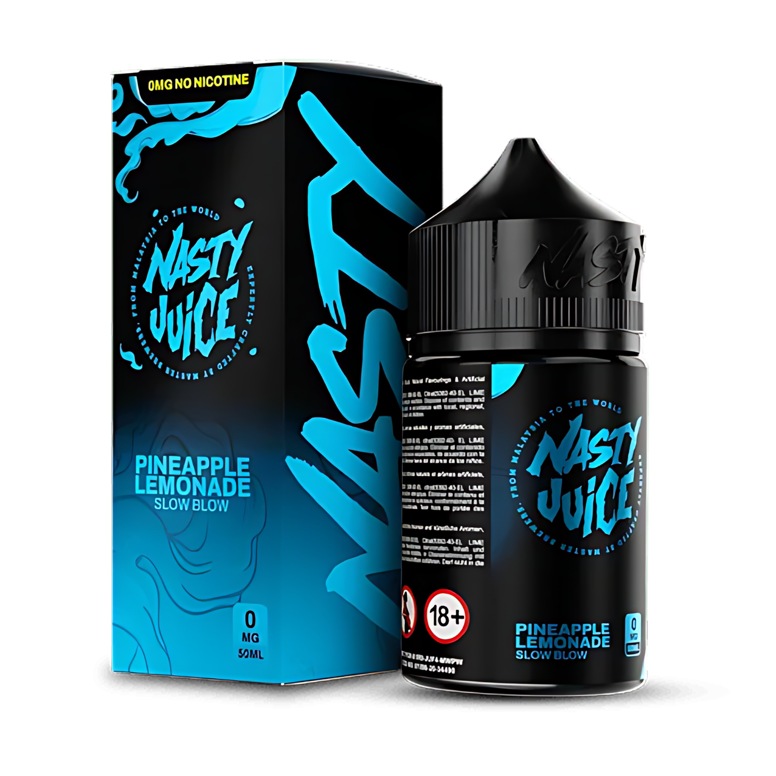 Slow Blow Shortfill 50ml E-Liquid by Nasty